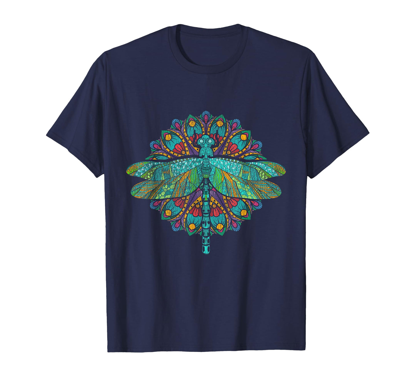 Wildlife Insect Animal Lover Hippie Gift Nature Dragonfly T-Shirt