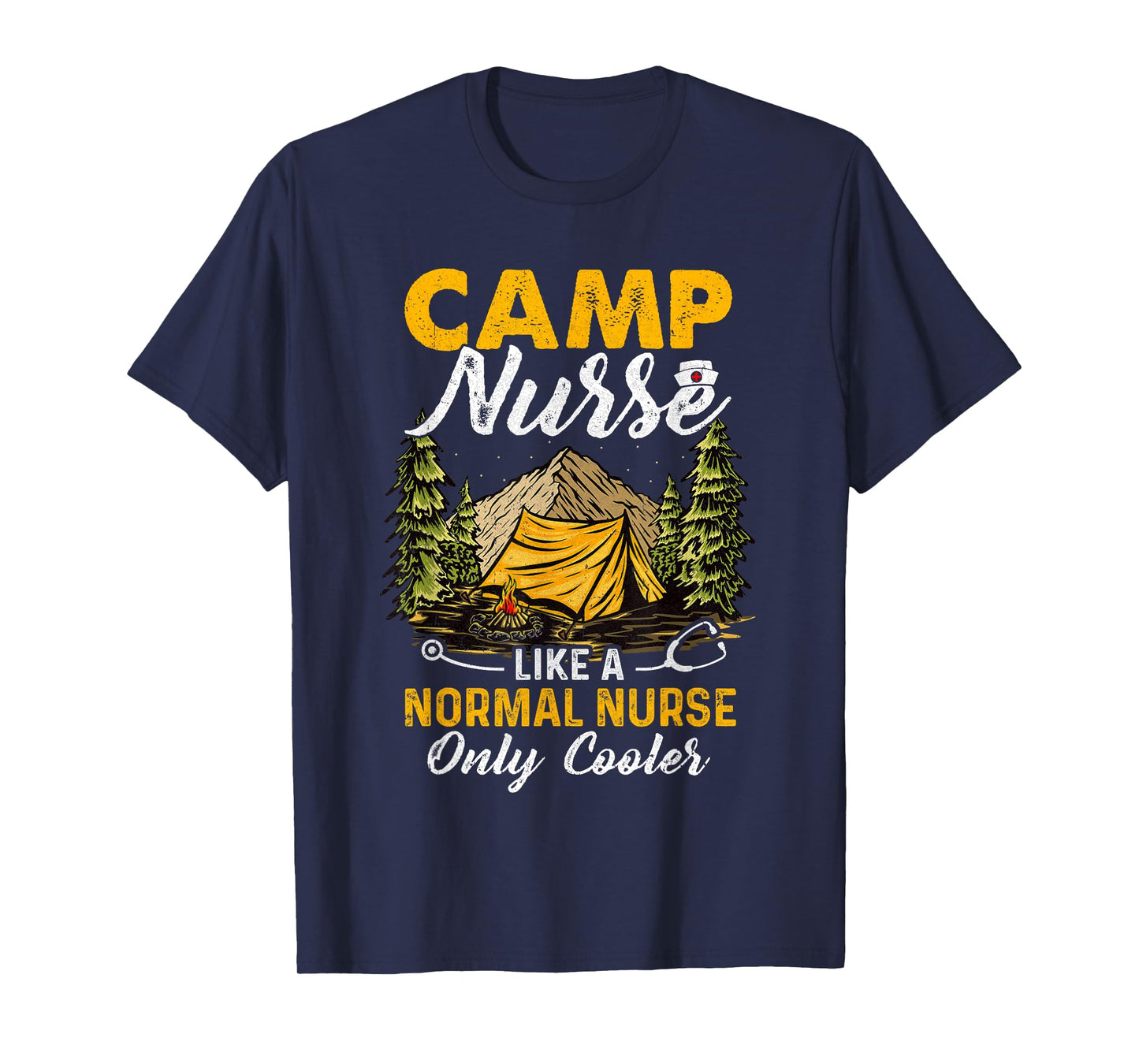 Funny Camp Nurses For Summer Camping Nursing T-Shirt