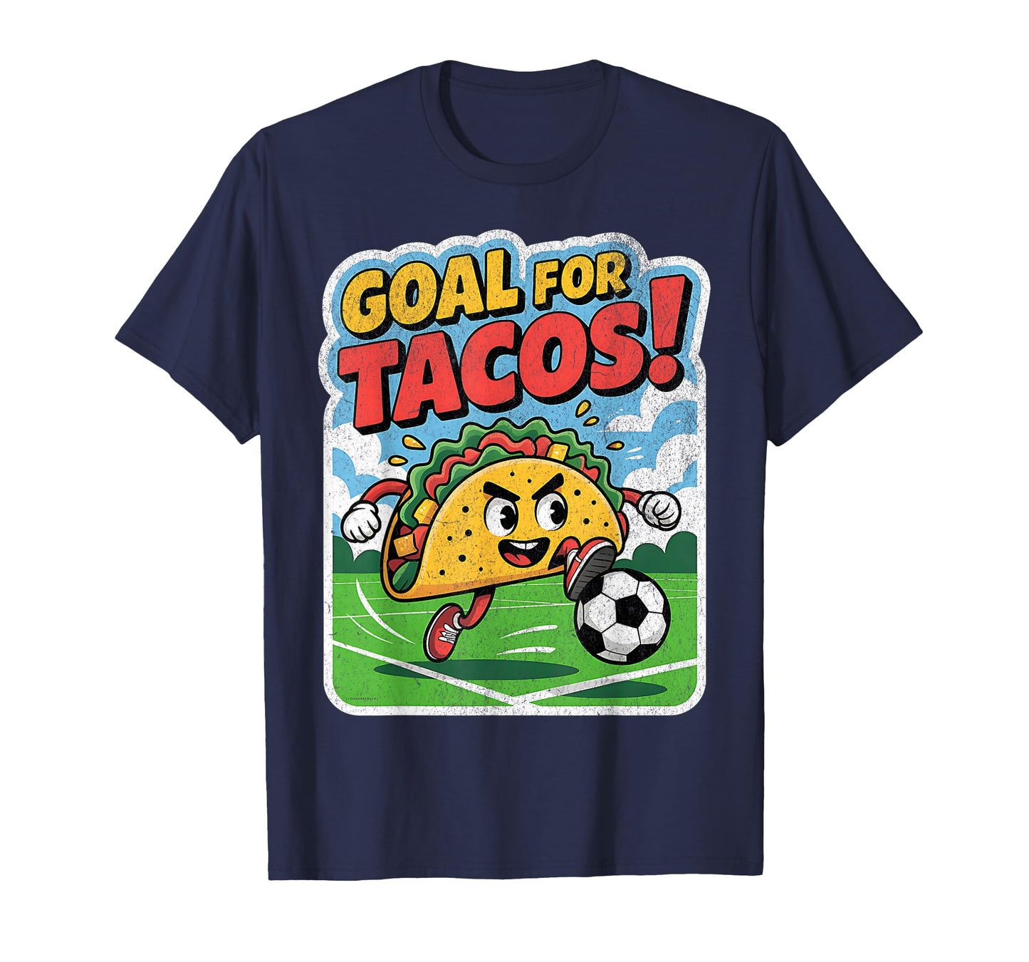 Goal for Tacos – Soccer Taco National Taco Day Design T-Shirt