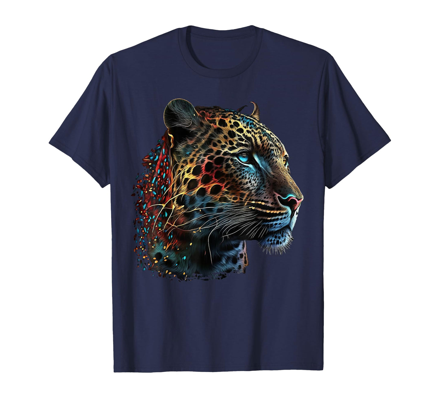 Leopard art animals print motif leopard T-Shirt