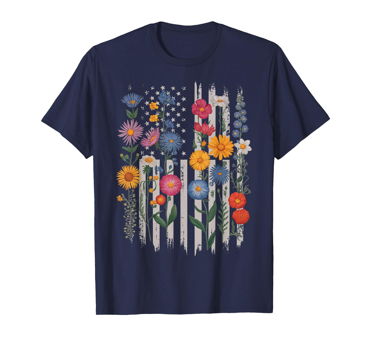 Wildflowers Floral Colorful Flowers T-Shirt