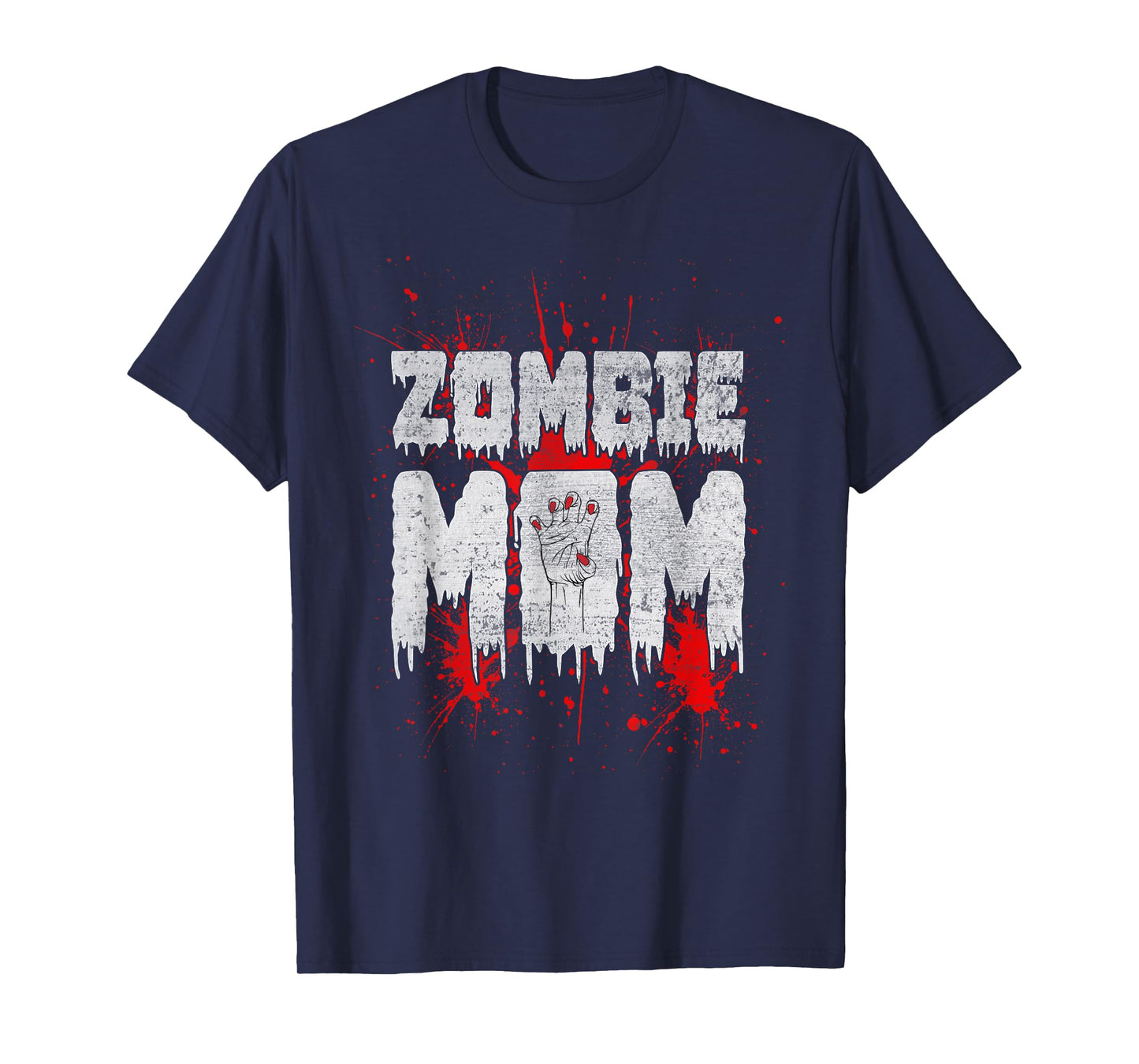 Zombie Mom Scary Spooky Mom Halloween Women T-Shirt