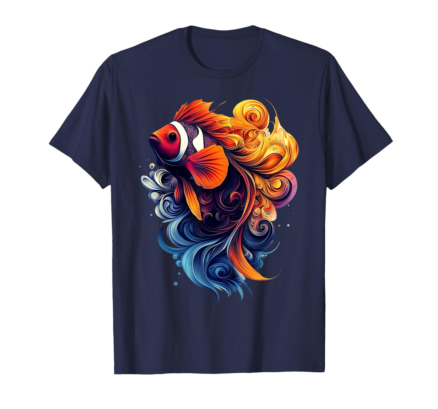 Clownfish Wildlife Nature Colorful Clownfish T-Shirt
