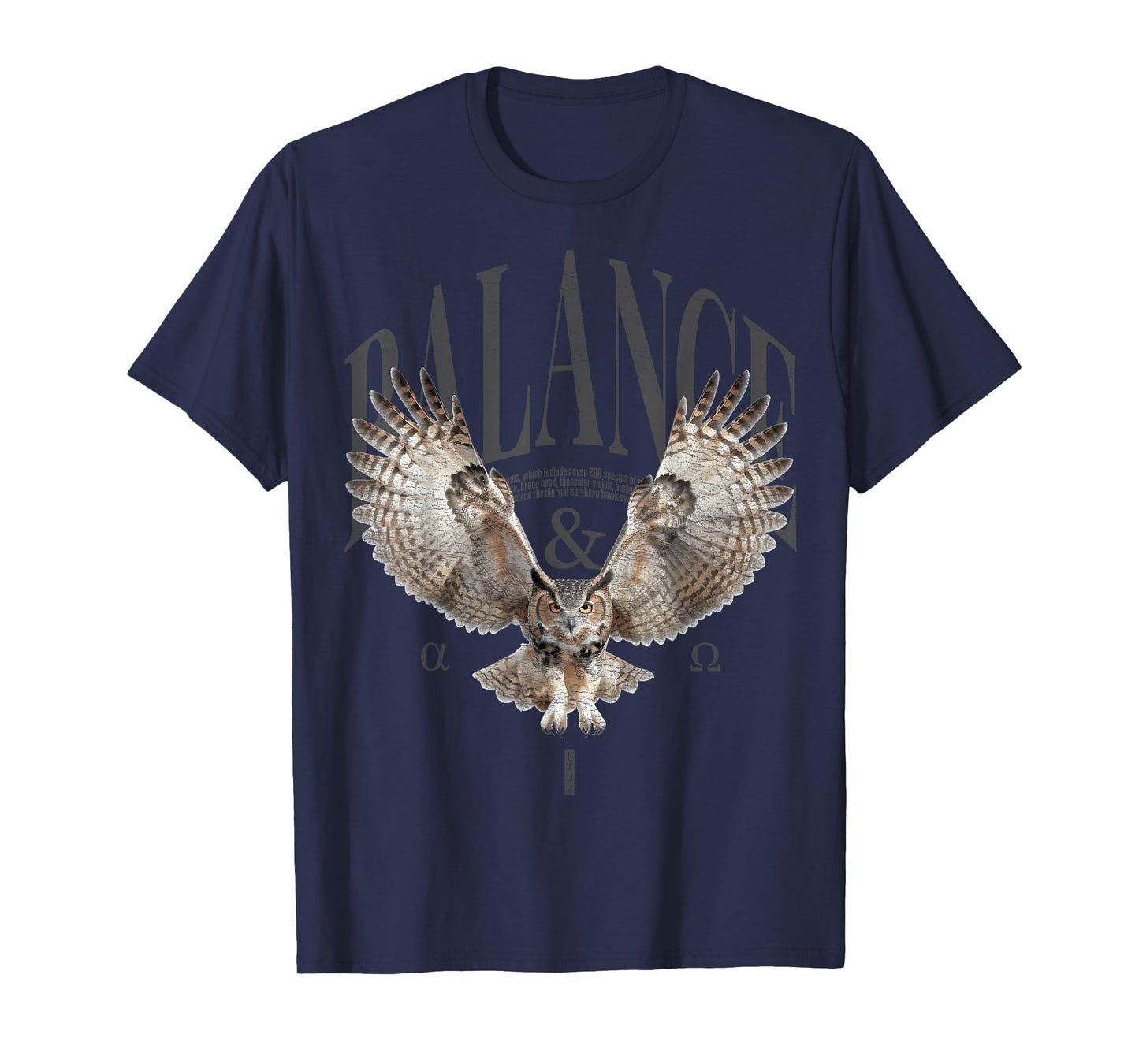 Elegant vintage night owl wild animal owls bird owl T-Shirt