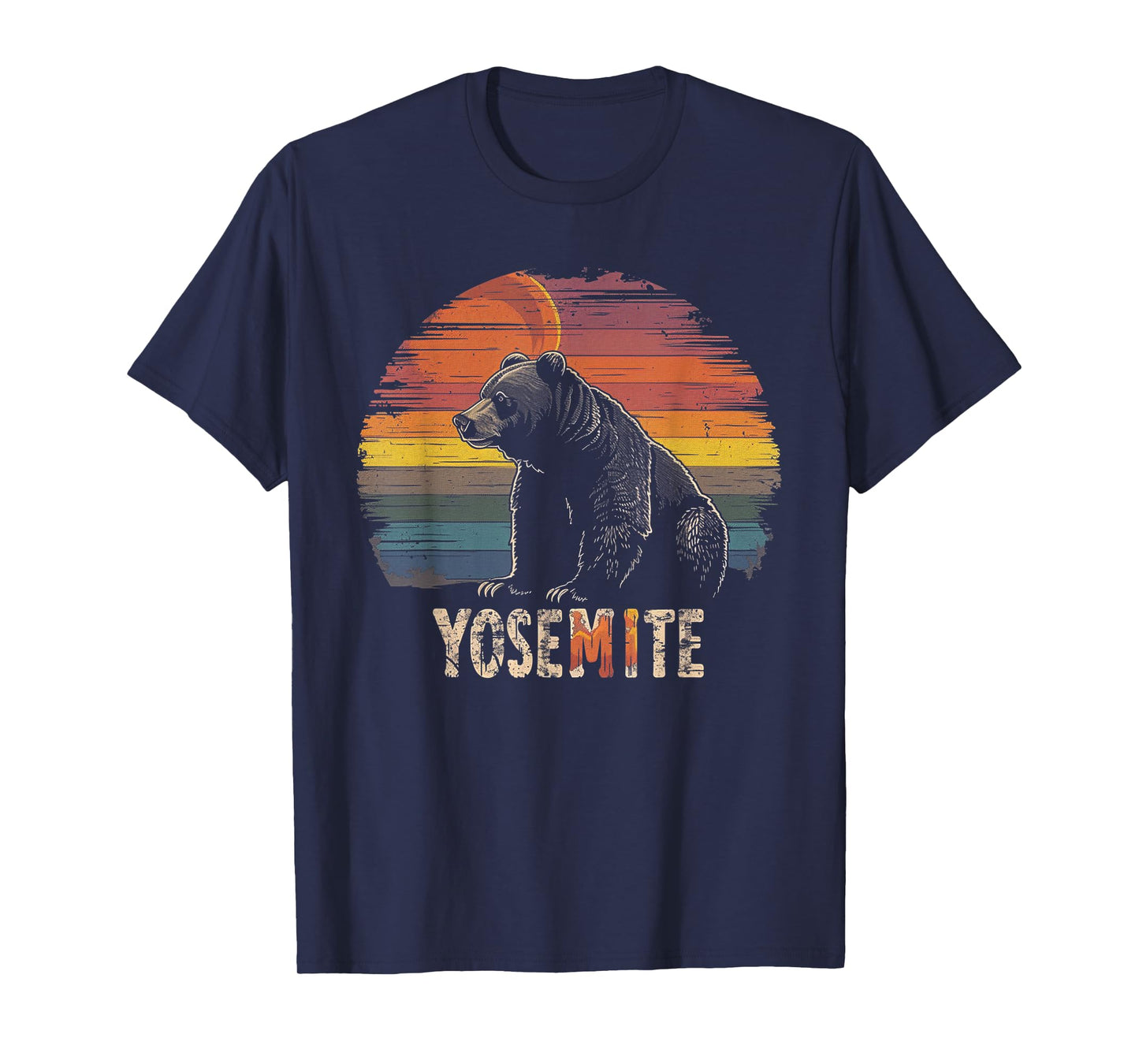 Yosemite - US National Park Vintage Men Women Kids Retro T-Shirt