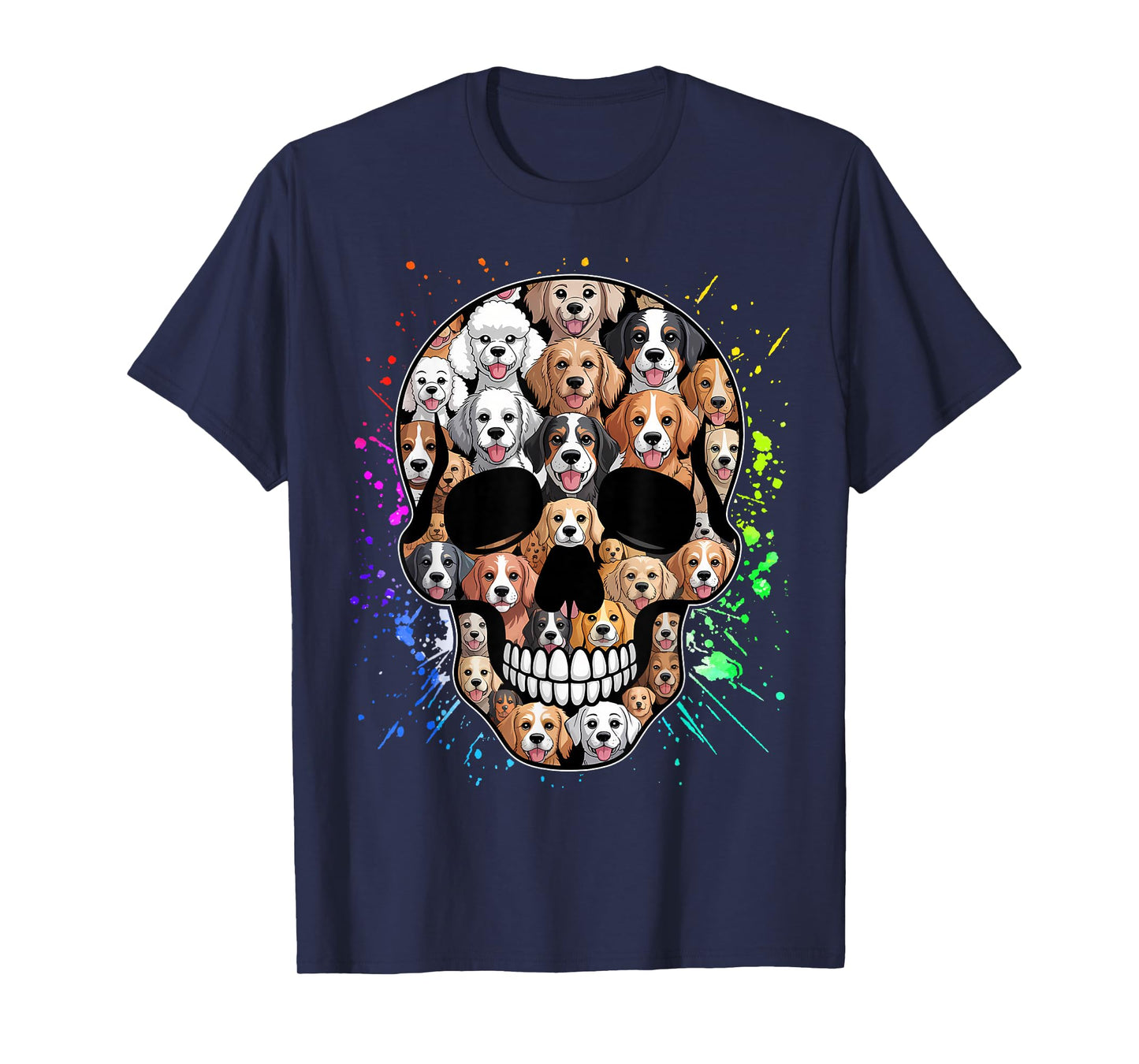 Dog Skull - Creepy Puppy Skeleton Costume Owner T-Shirt