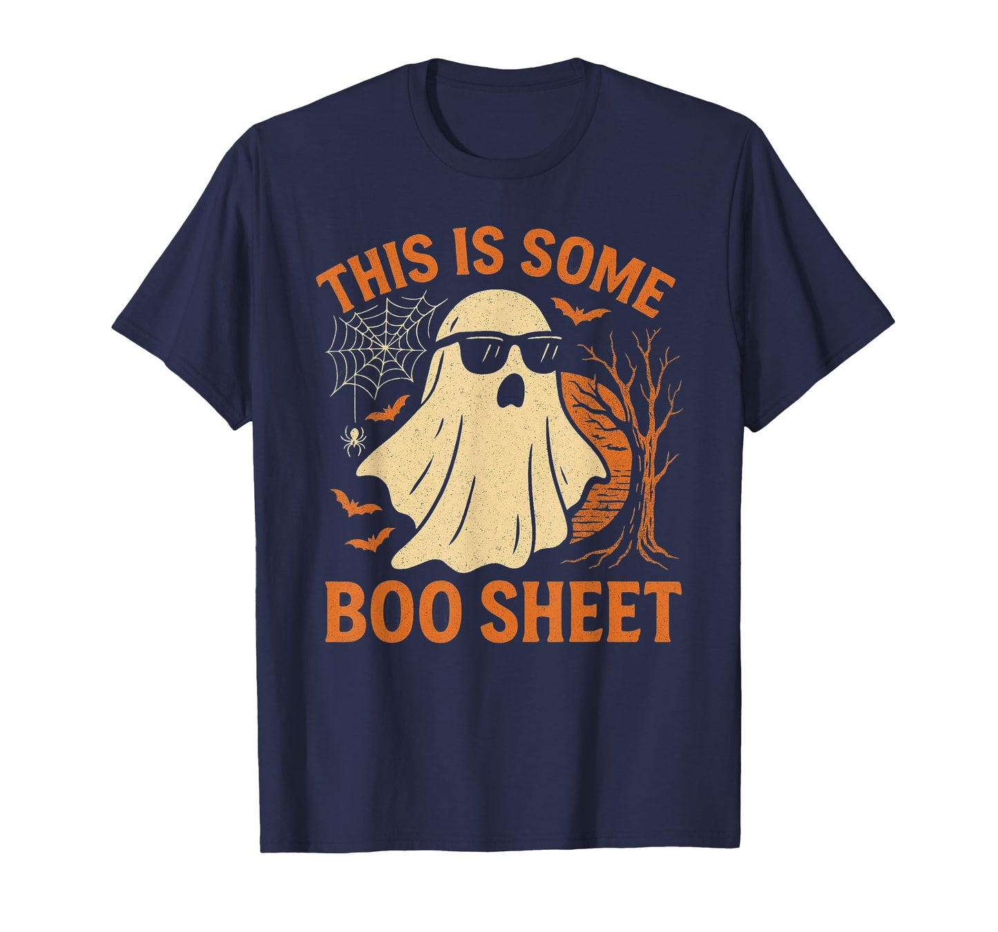This is Some Boo Sheet Ghost Retro Funny Halloween Men Women T-Shirt