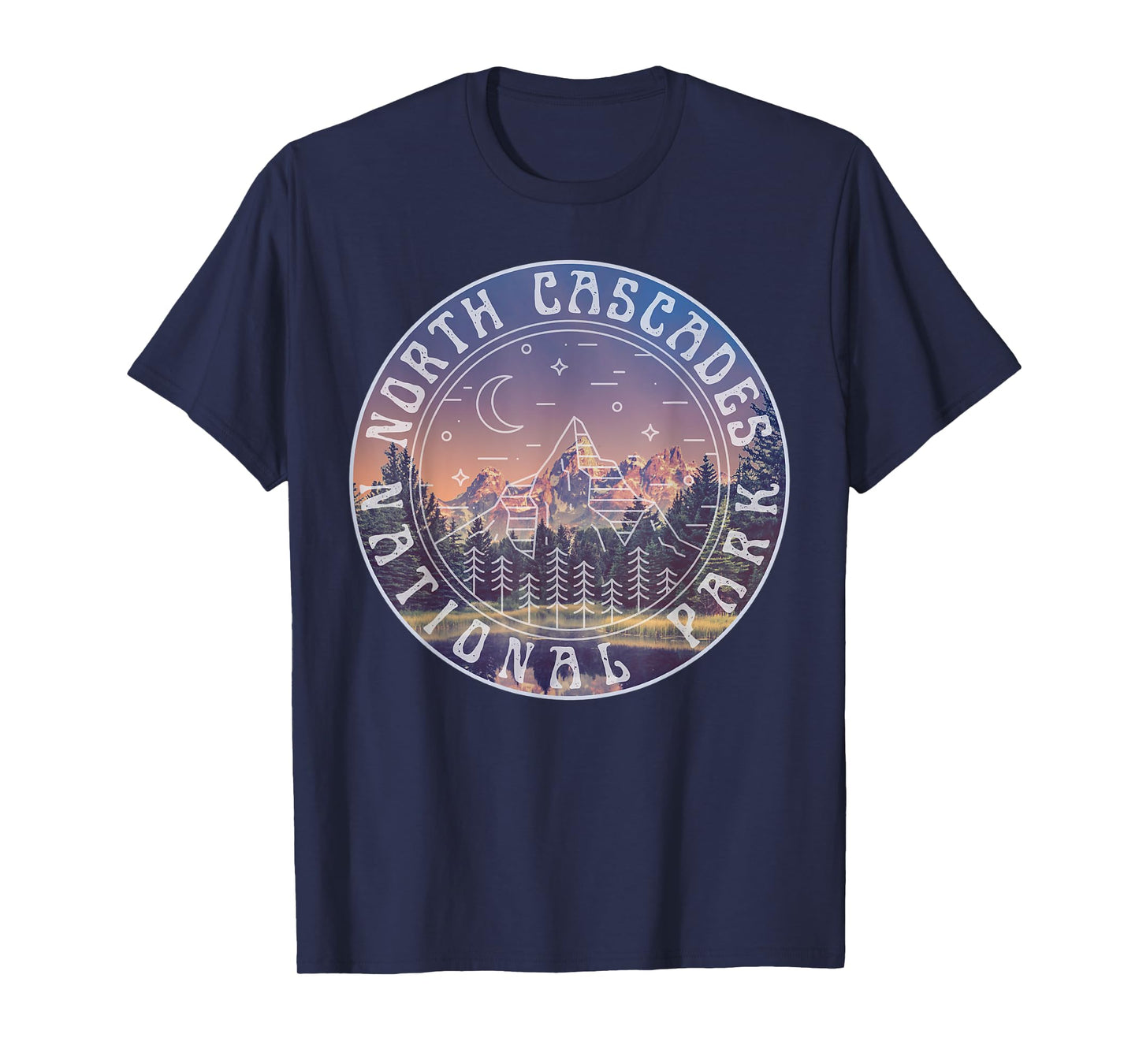 North Cascades National Park Washington Mountains Hiking T-Shirt