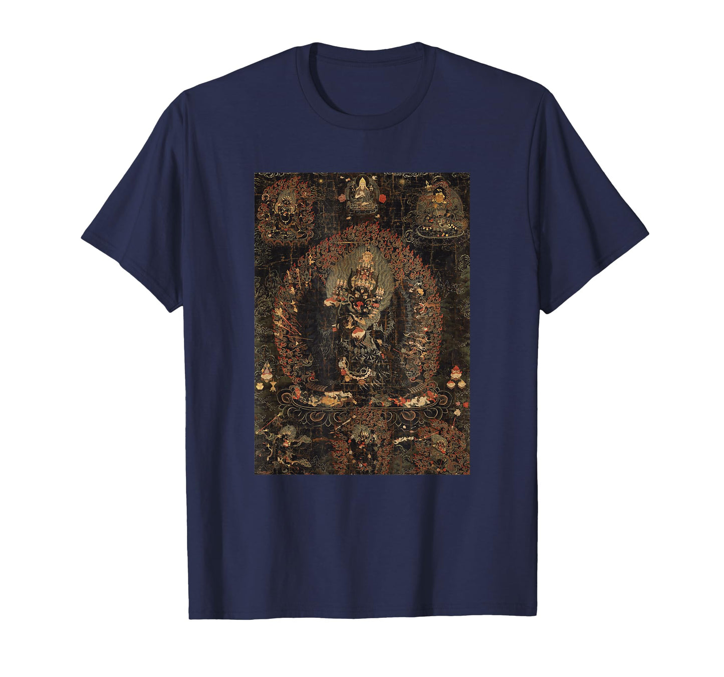 Vajrabhairava Tibetan Buddhist Thangka Art T-Shirt