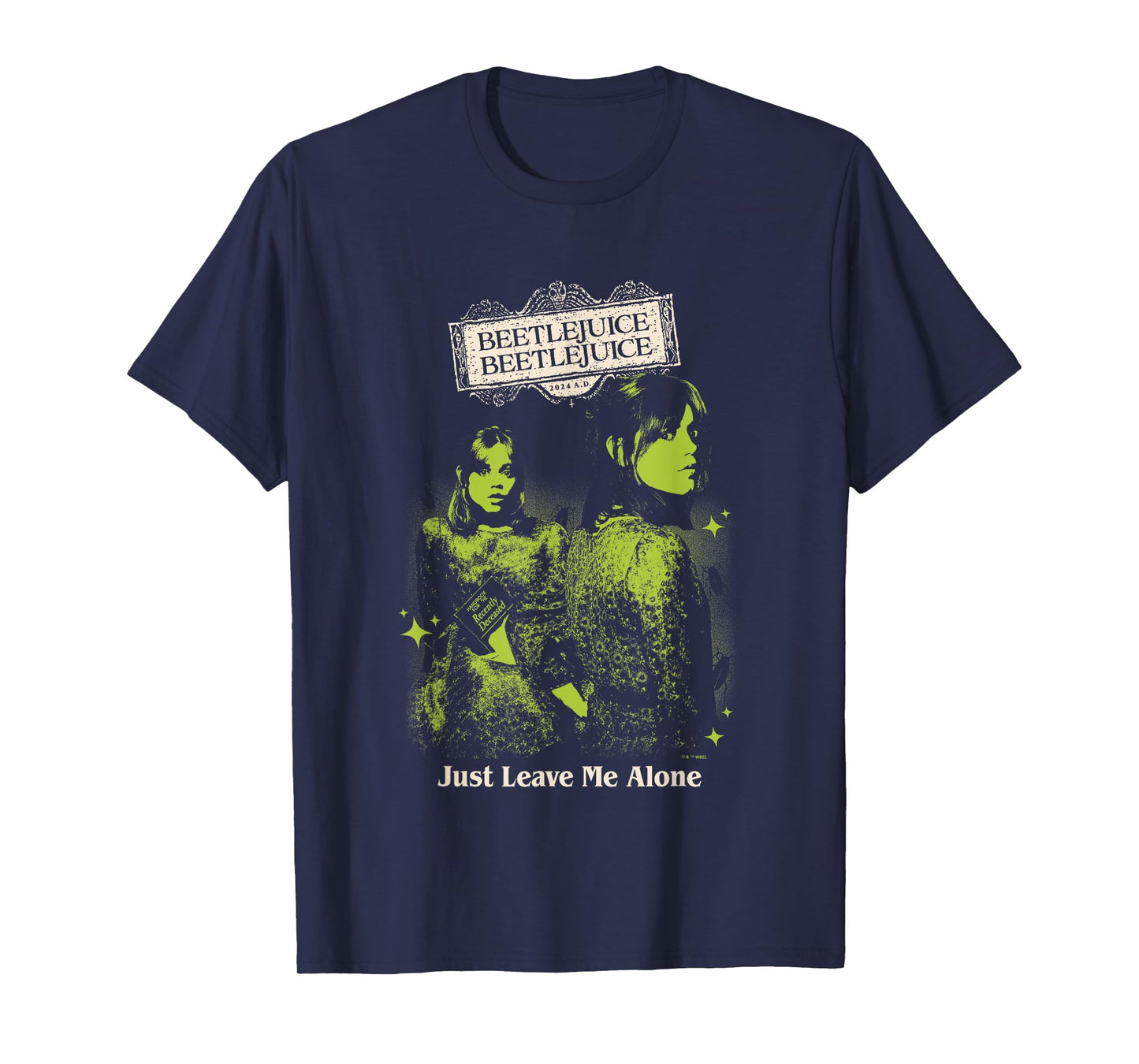 Beetlejuice Beetlejuice Just Leave Me Alone Astrid Vintage T-Shirt