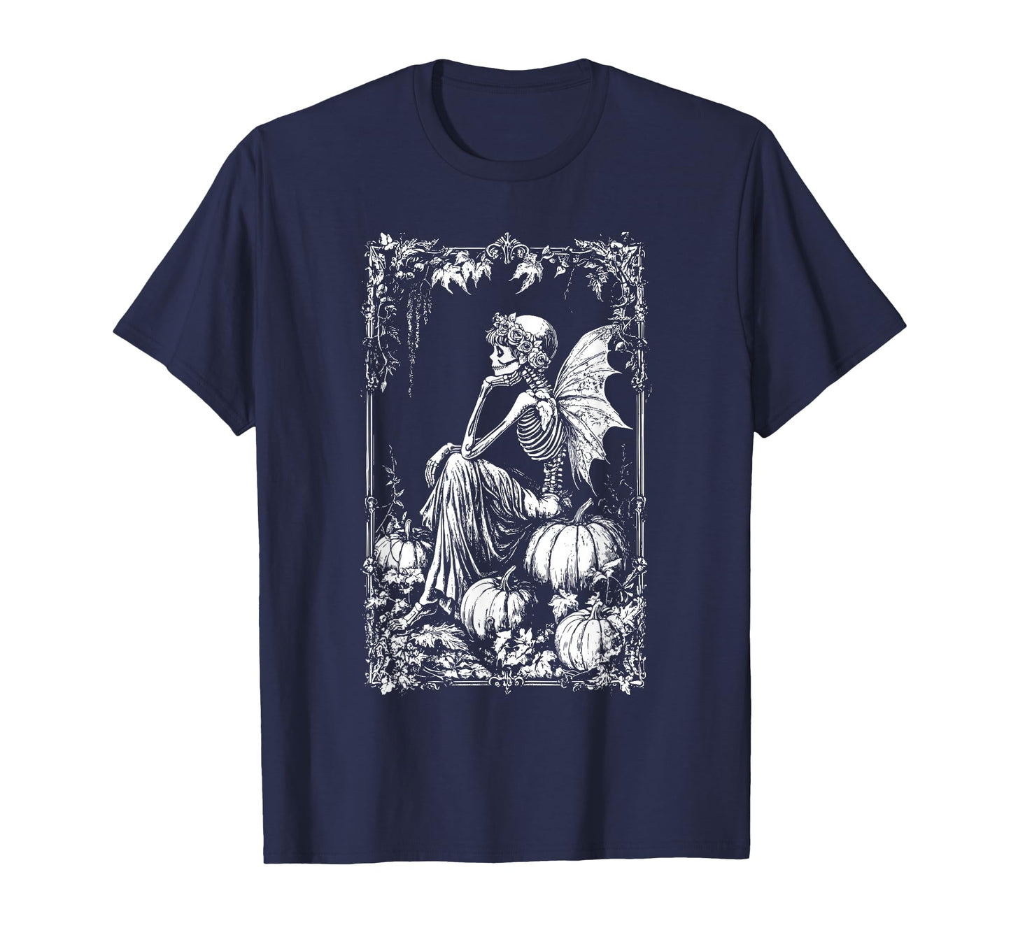 Emo Grunge Gothic Fairy Pumpkins Mystical Fairycore T-Shirt