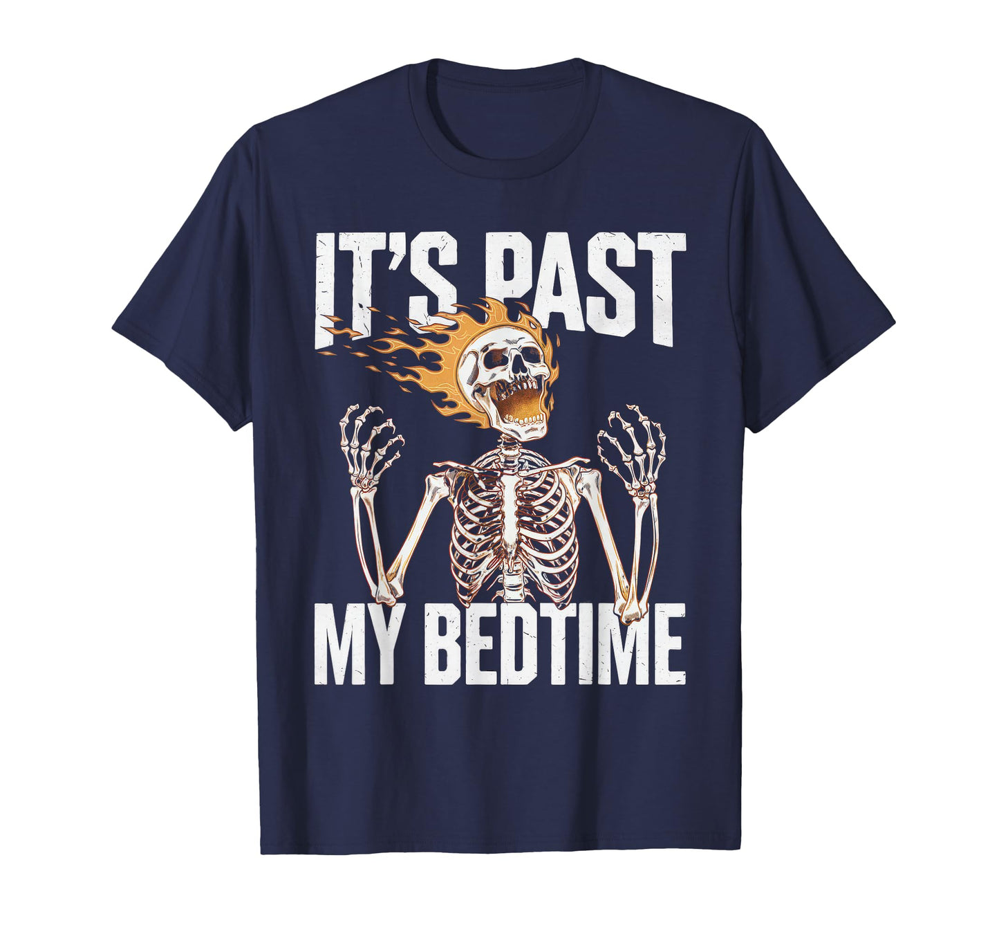 Funny Tshirt Men Humor Skeleton Meme Sarcastic Ironic Tired T-Shirt