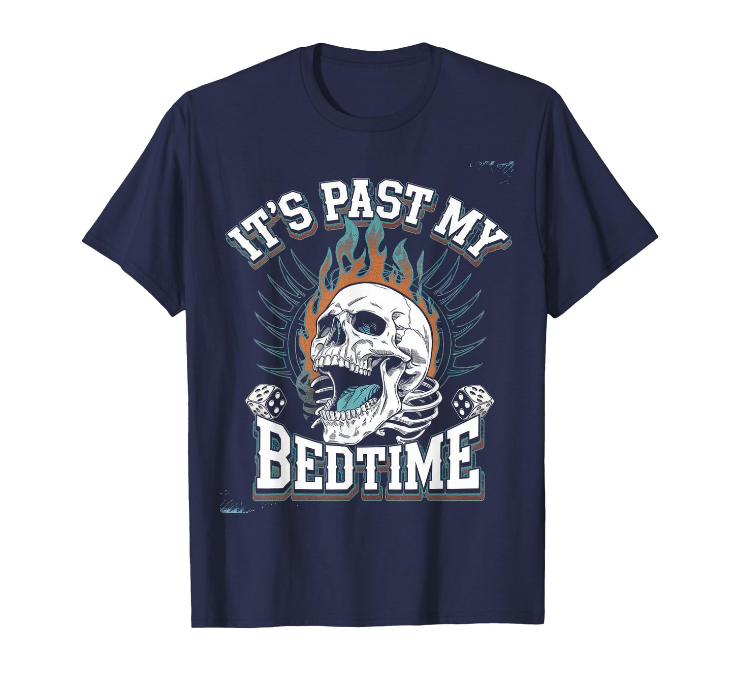 Funny Tshirt Men Humor Skeleton Meme Sarcastic Ironic Tired T-Shirt