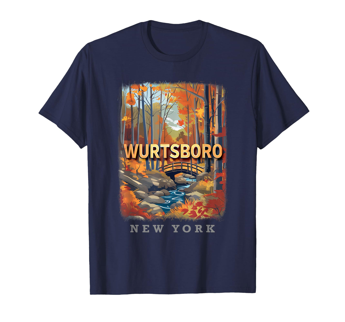 Wurtsboro New York NY Nature's Trail SD169 T-Shirt
