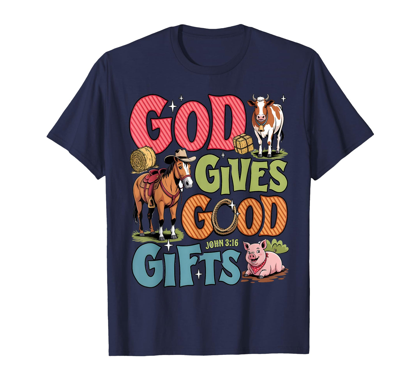 Yee Haw VBS 2025 Animal Farm Vacation Bible School T-Shirt