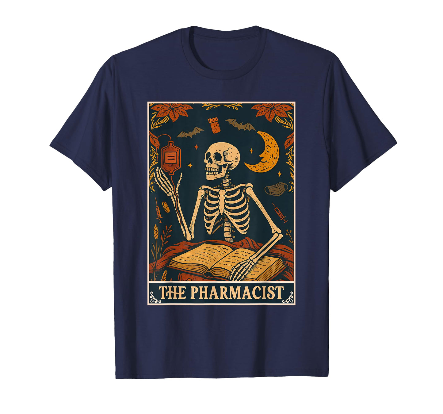 Pharmacist Tarot Card Pharm Tech Pharmacy Funny Drug Dealer T-Shirt