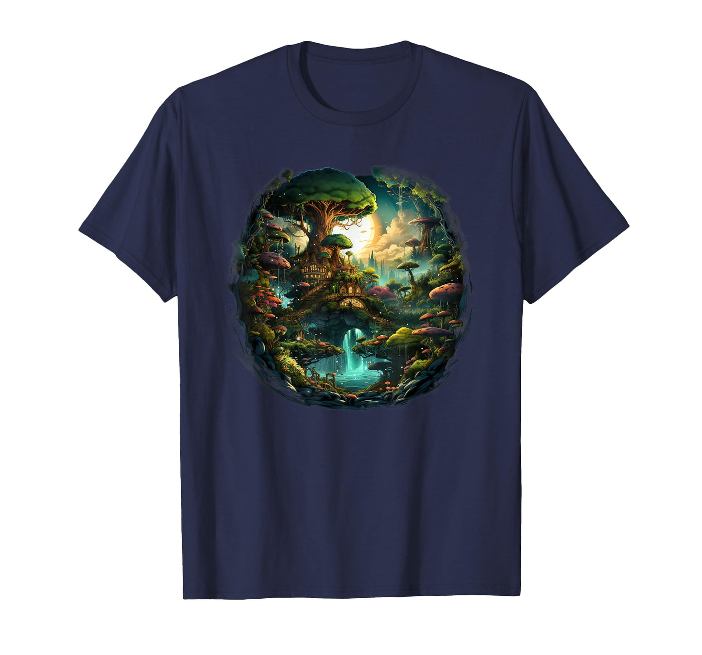 Enchanted Forest of Geek and Nature T-Shirt