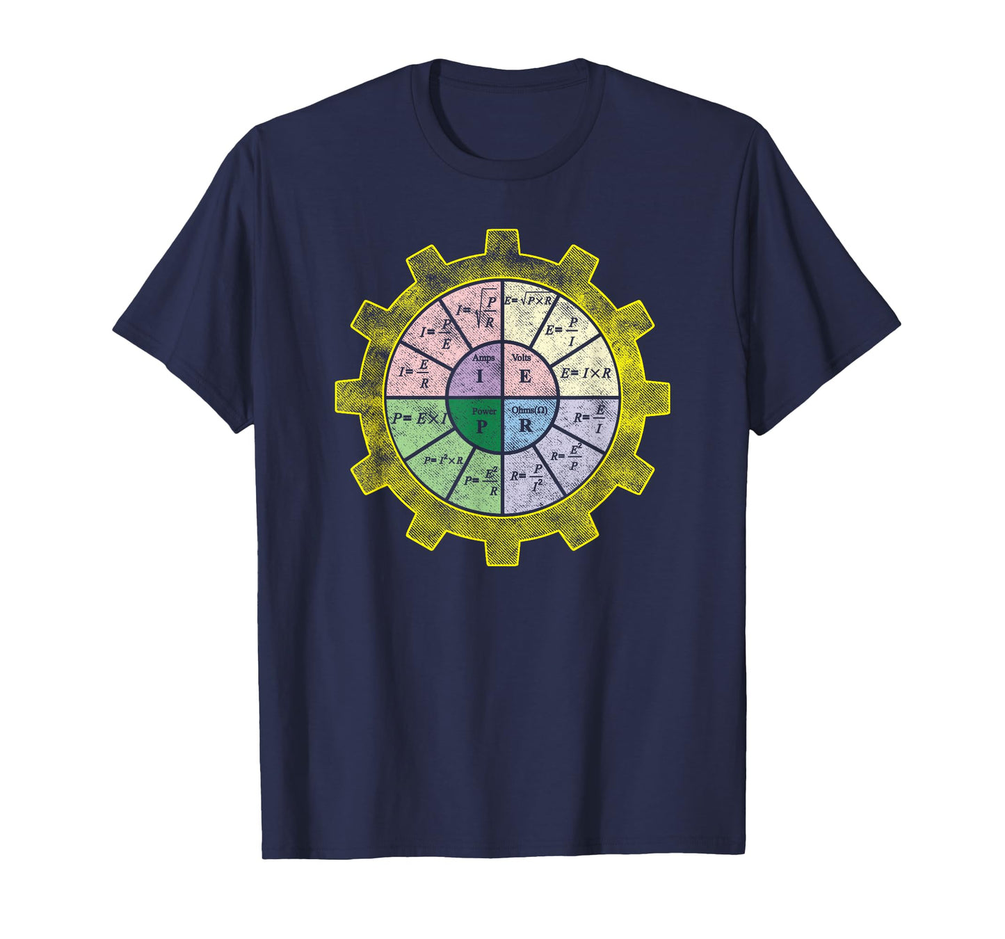Ohms Law Shirt-Ohms Law Diagram-Electrical Engineer T Shirt