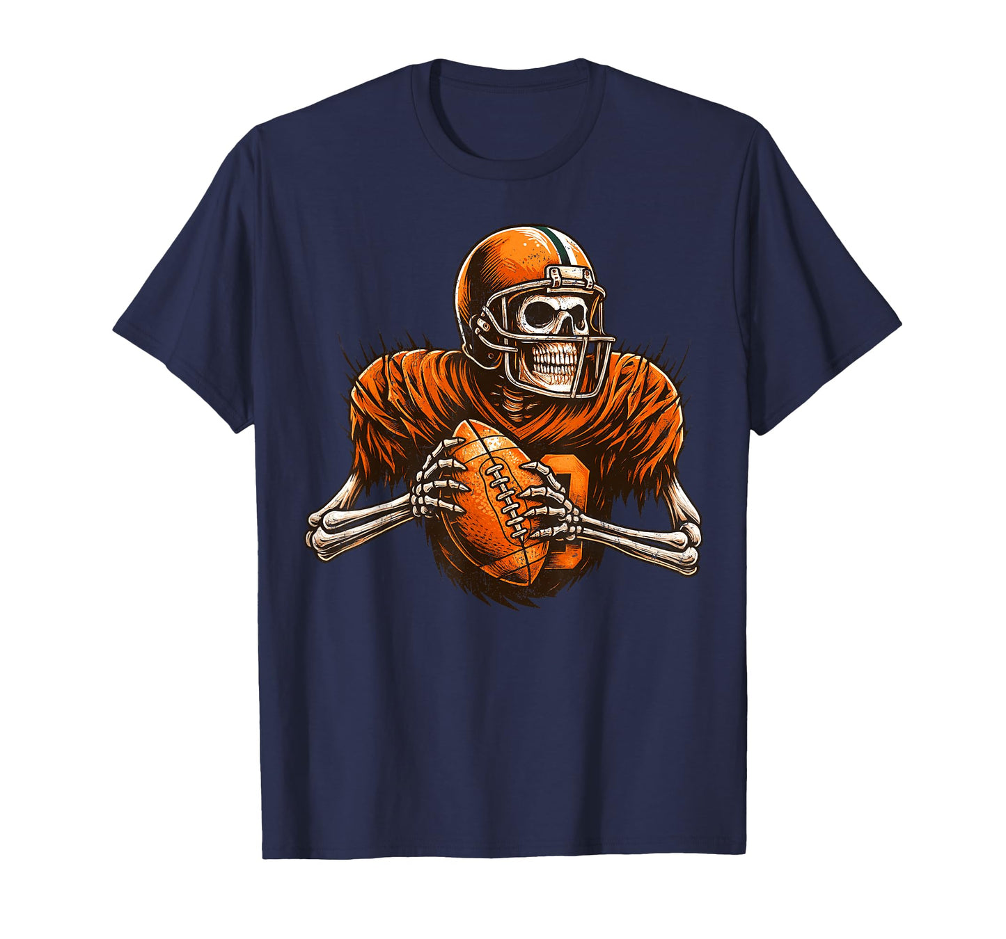 Skeleton Football Halloween Costumes Mens Boys Toddlers Kids T-Shirt