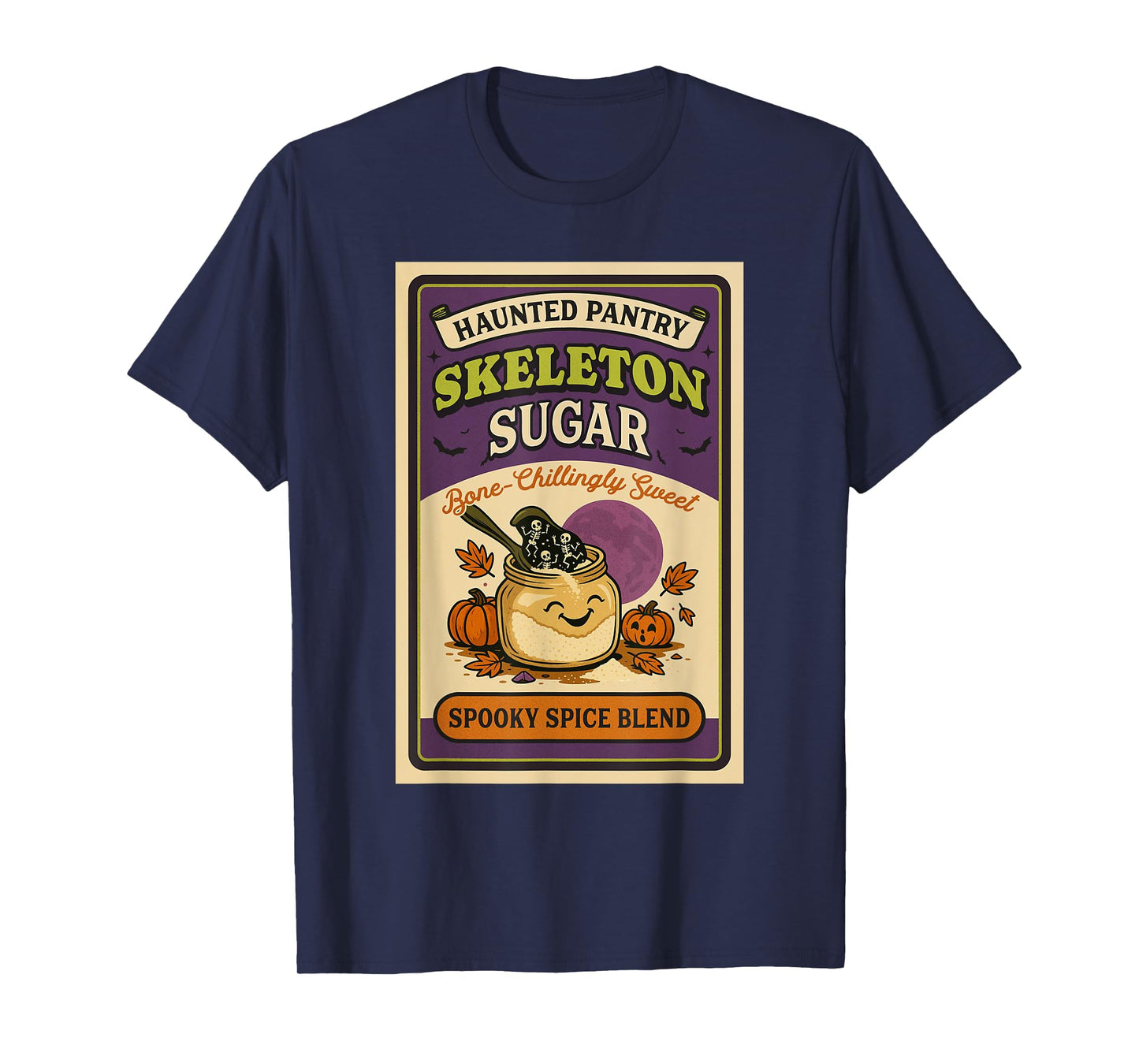 Halloween Spice Condiment Costume Skeleton Sugar Matching T-Shirt