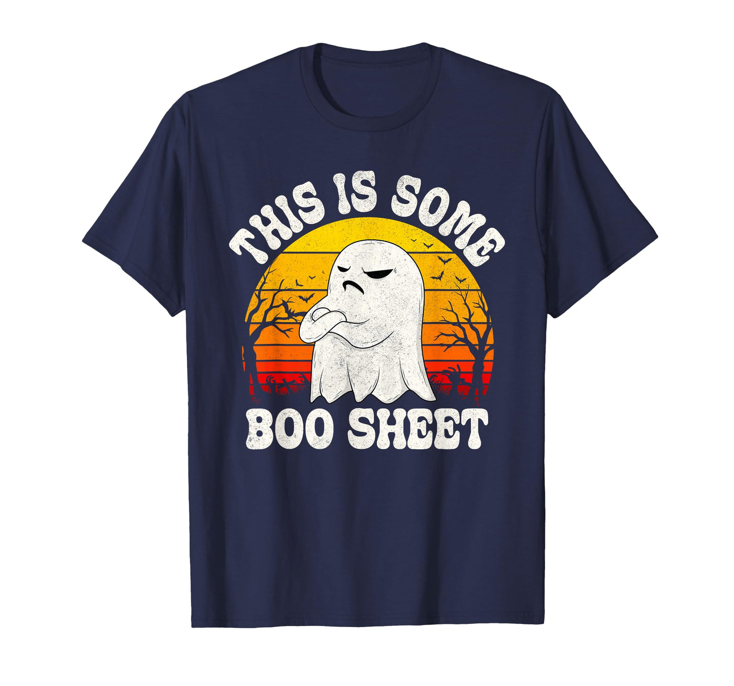 This is Some Boo Sheet Funny Vintage Angry Ghost Halloween T-Shirt