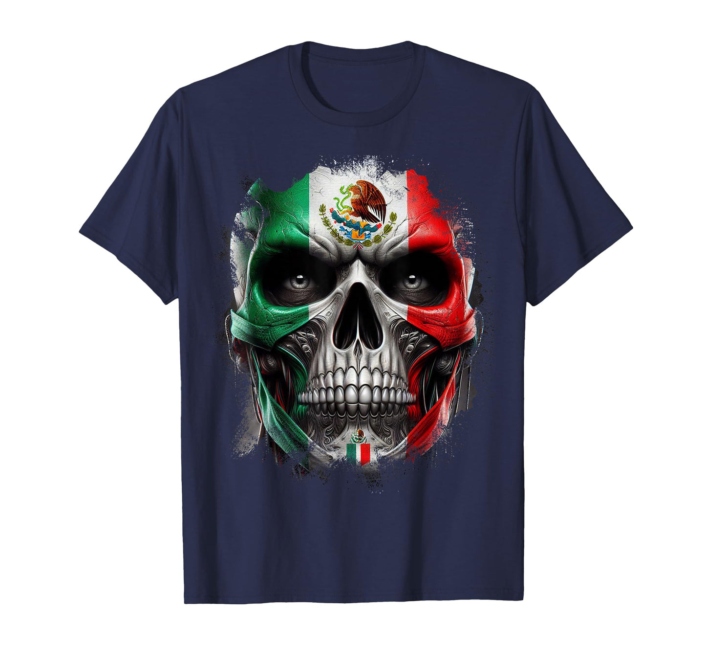 Mexico Gift Tijuana Mexican Hispanic Pride Poncho Aztec T-Shirt