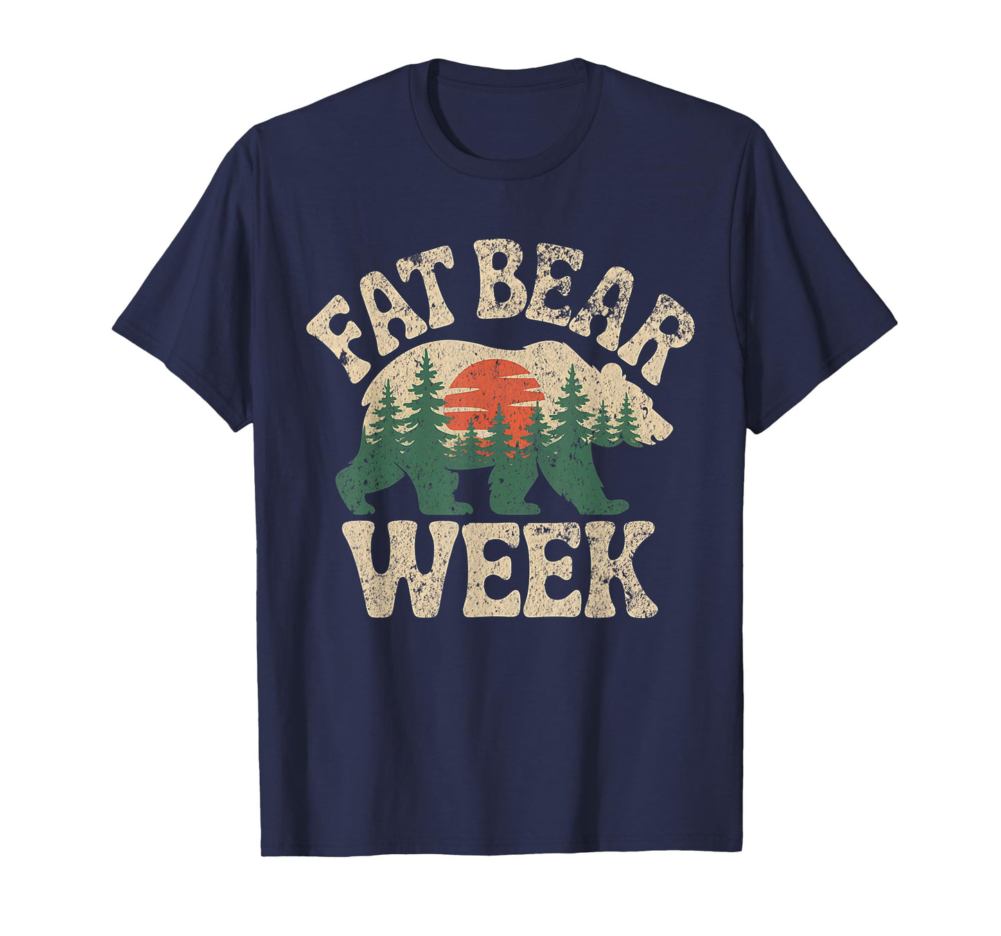 Fat Bear Week Nature Lover Planet Protection Wild Animals T-Shirt