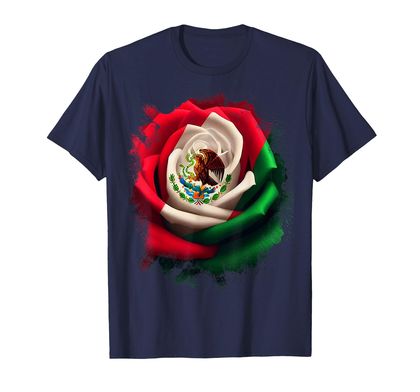 Mexico Gift Rose Tijuana Mexican Hispanic Pride Poncho T-Shirt