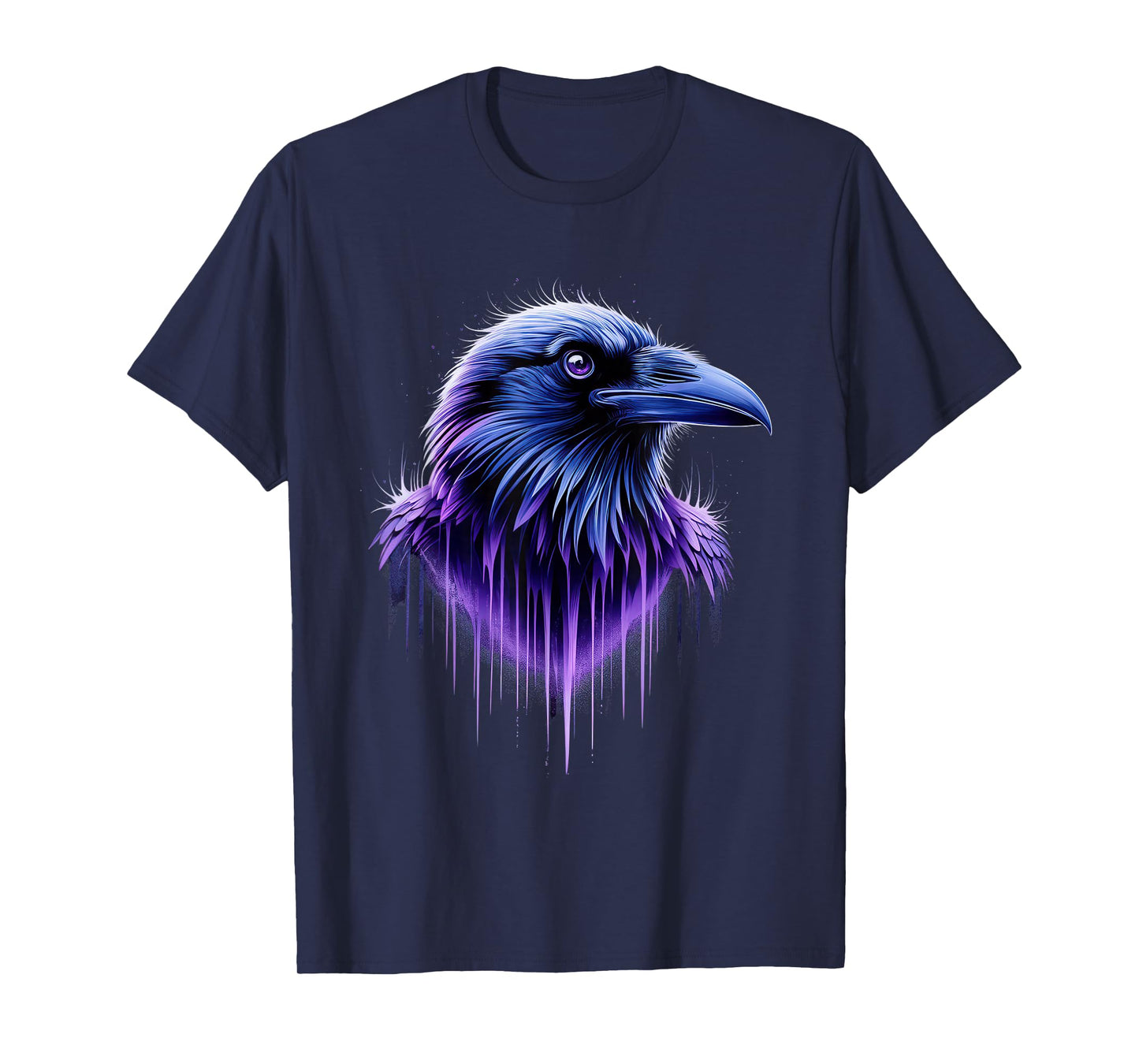 Raven Tshirt Men Women Purple Animal School Sport Fan T-Shirt