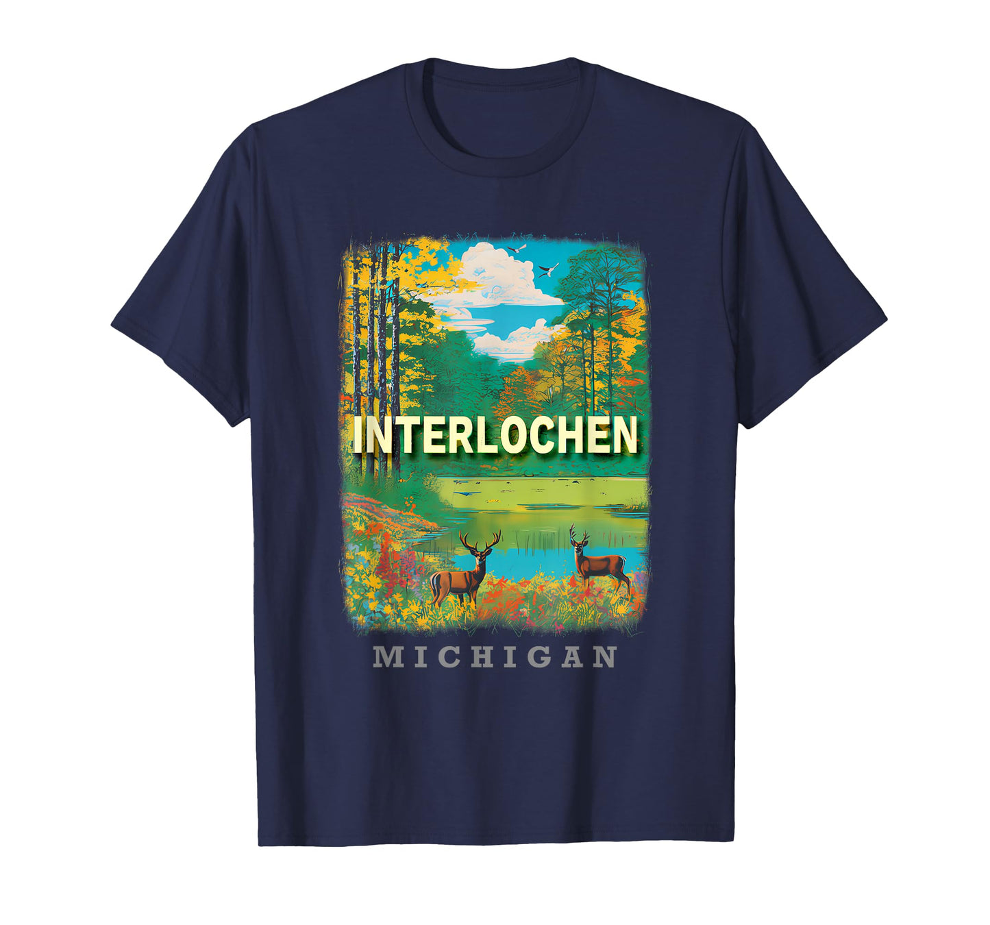 Interlochen Michigan MI Nature's Symphony SD284 T-Shirt