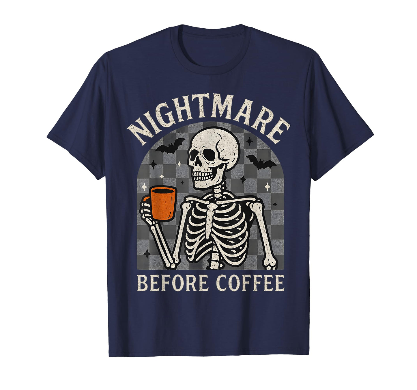 Cute Nightmare Before Coffee Halloween Shirt Funny Mug Gift T-Shirt