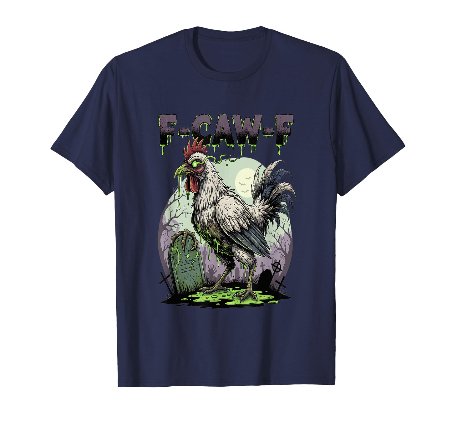 Funny F-CAW-F Meme Parody for F-Kaw-F Crow Fans Vintage T-Shirt