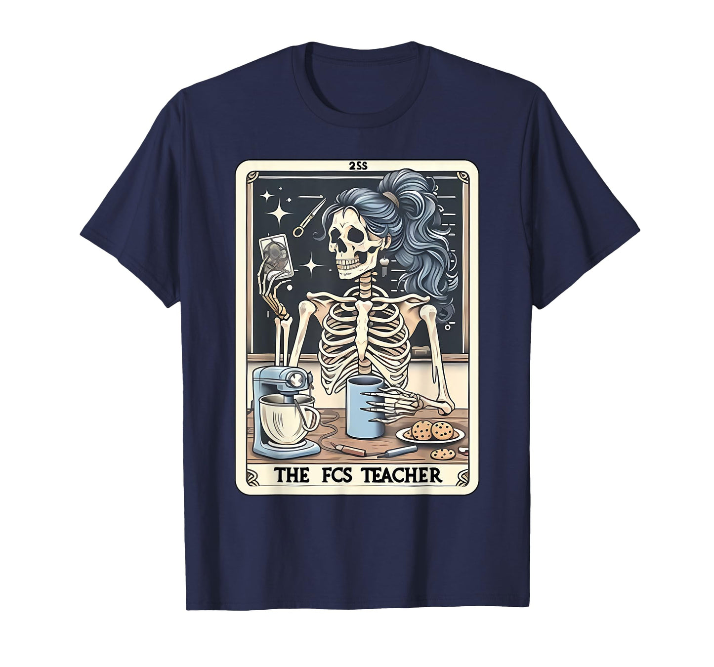 FCS Teacher Skeleton Halloween Family and Consumer Science T-Shirt