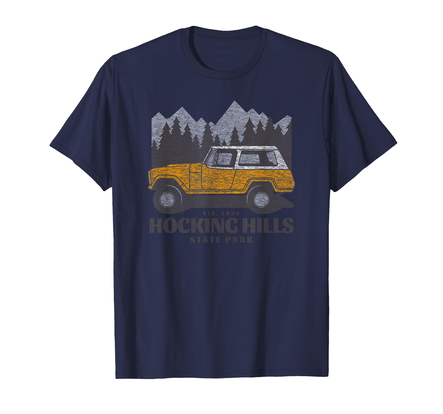 Retro Hocking Hills State Park Souvenir T-Shirt