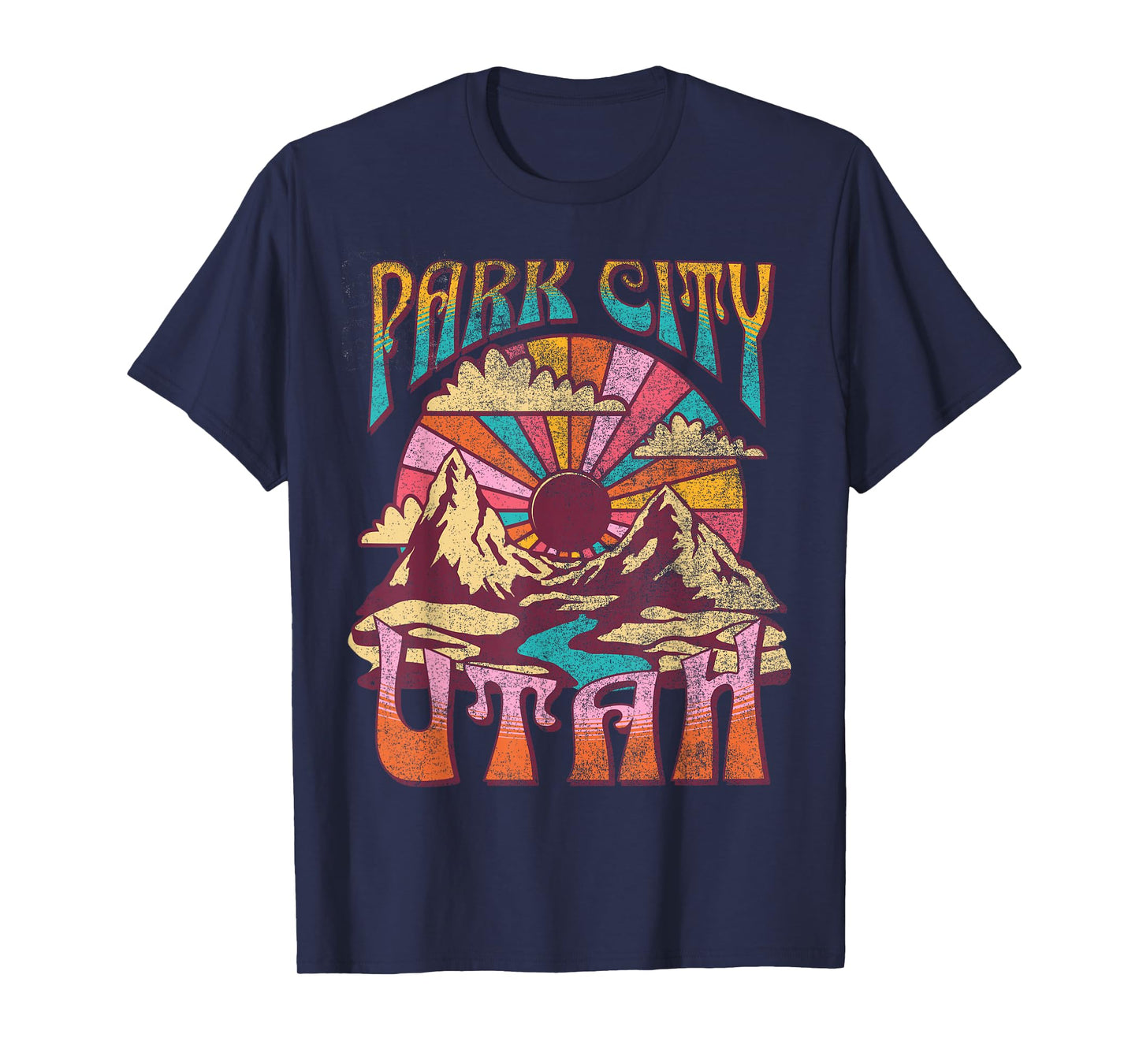 Park City Utah Nature Hiking Mountains Outdoors Vintage T-Shirt