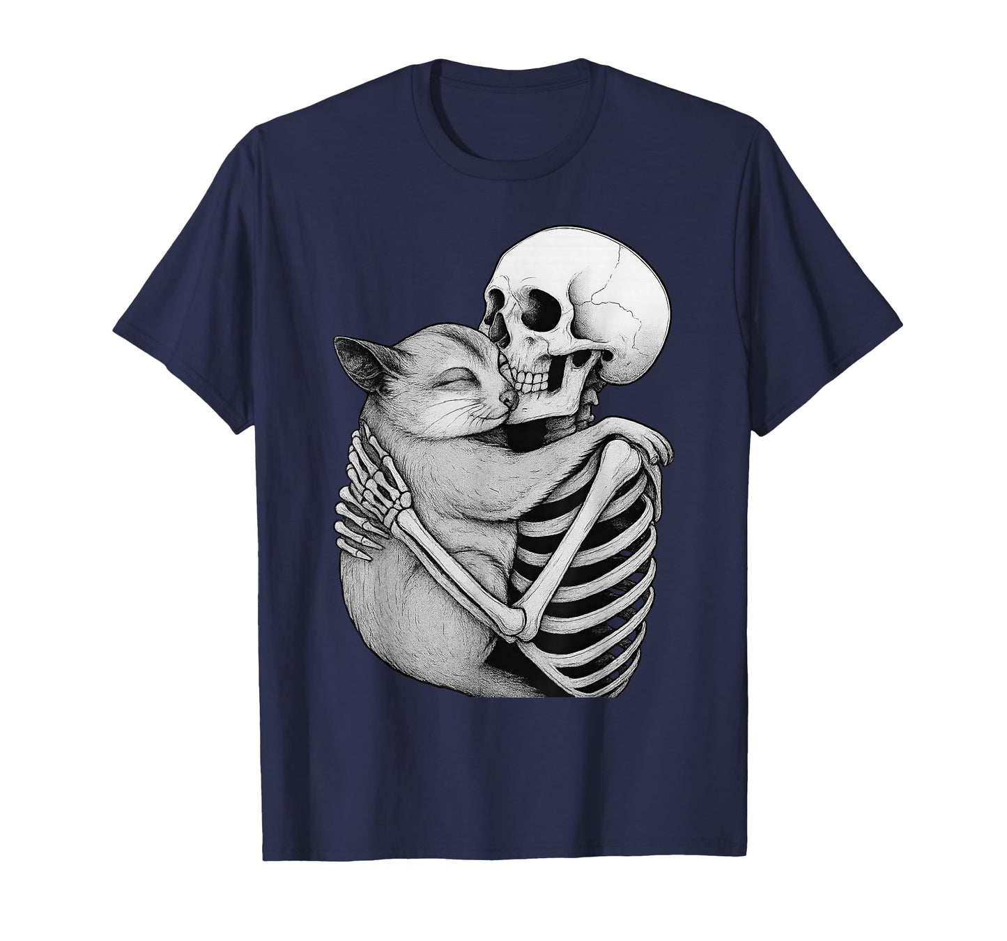 Sugar Glider Skeleton Hug Halloween Pet Lover T-Shirt