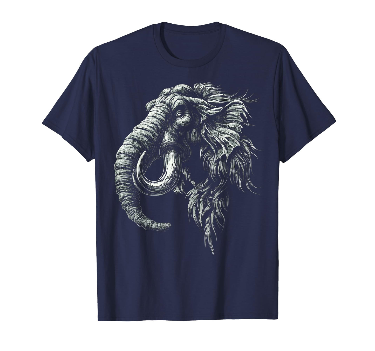 Mammoth Mythical Motif Fantasy Art Mammoth T-Shirt