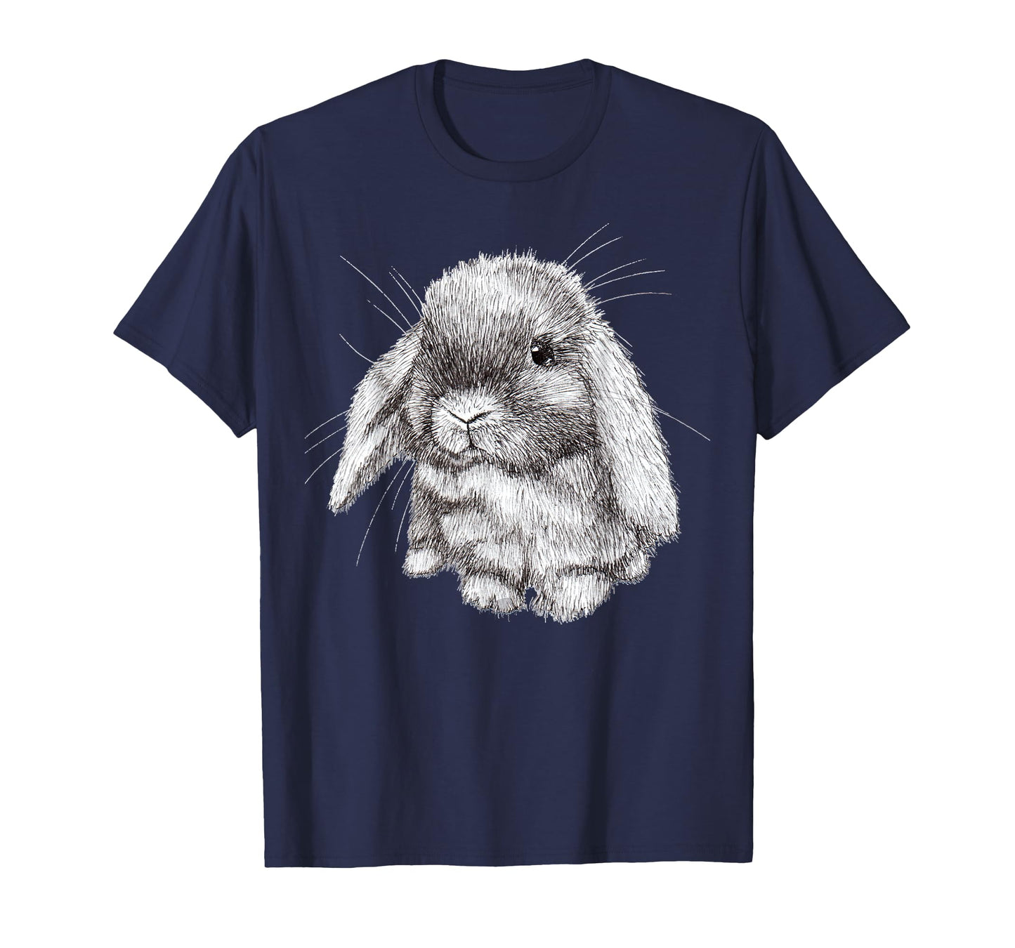 Lop Eared Bunny Rabbit Sketch Mens Womens Childrens T-Shirt