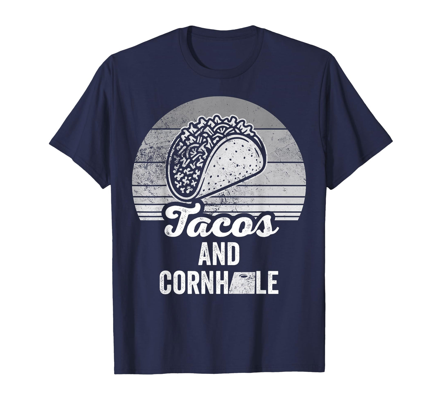 Tacos and Cornhole Fun Game Lovers Design T-Shirt