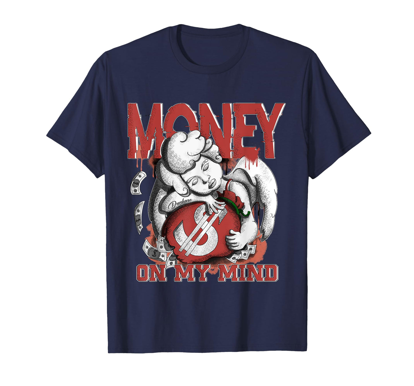 Money On My Mind Dune Red 13s Matching T-Shirt