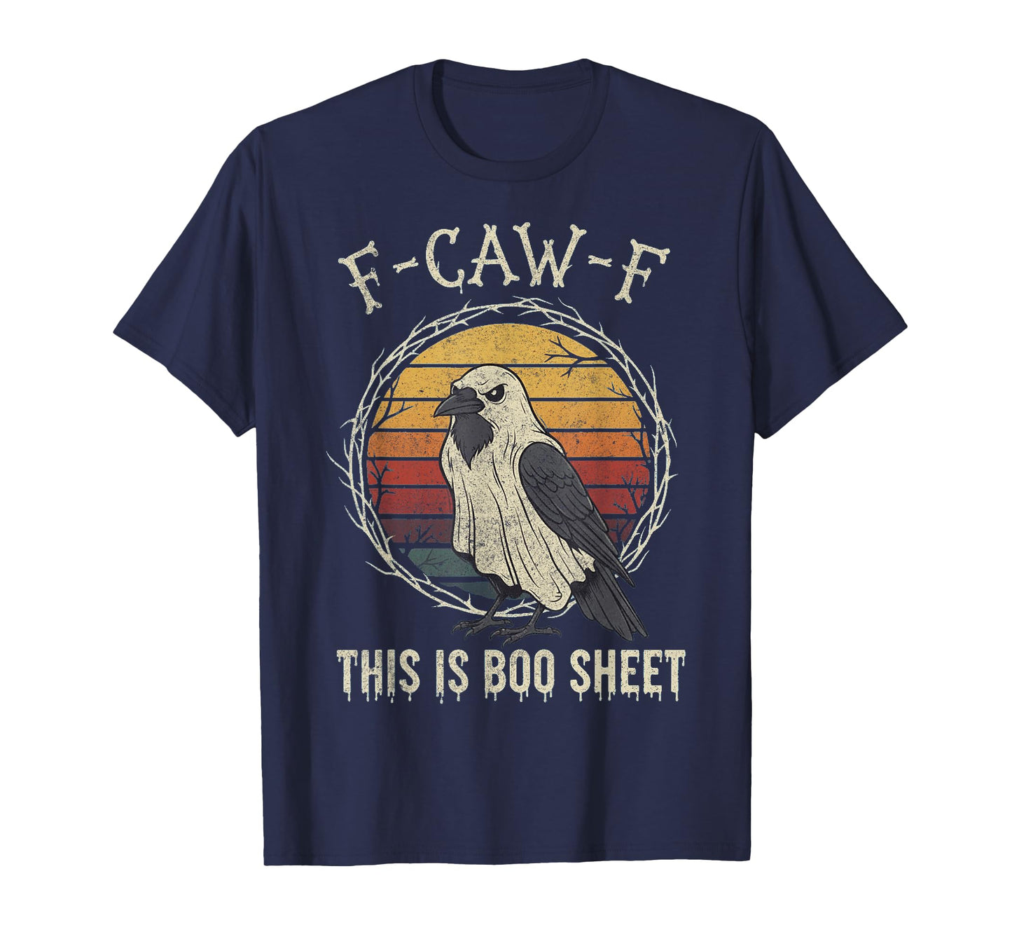 F-Caw-F This is Boo Sheet Ghost Halloween Costume Funny T-Shirt