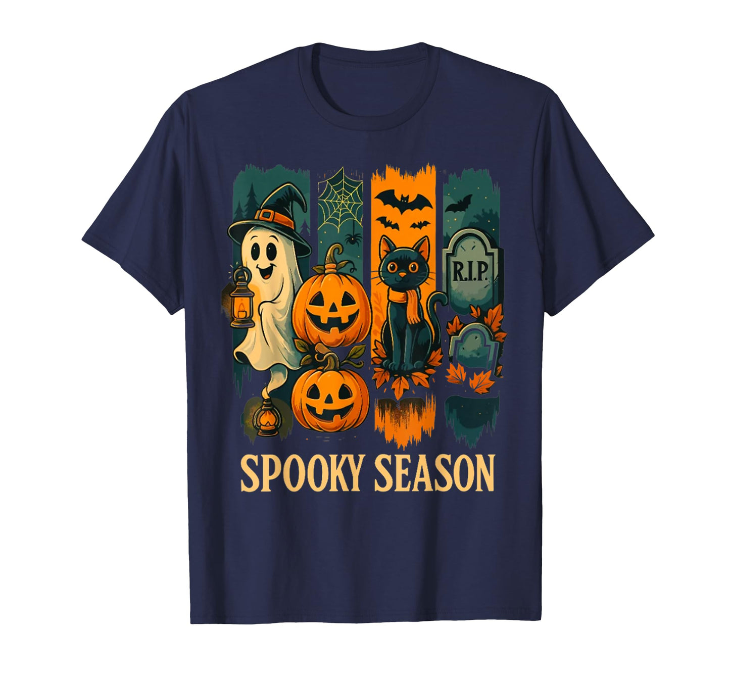 Vintage Halloween Costume Spooky Season T-Shirt