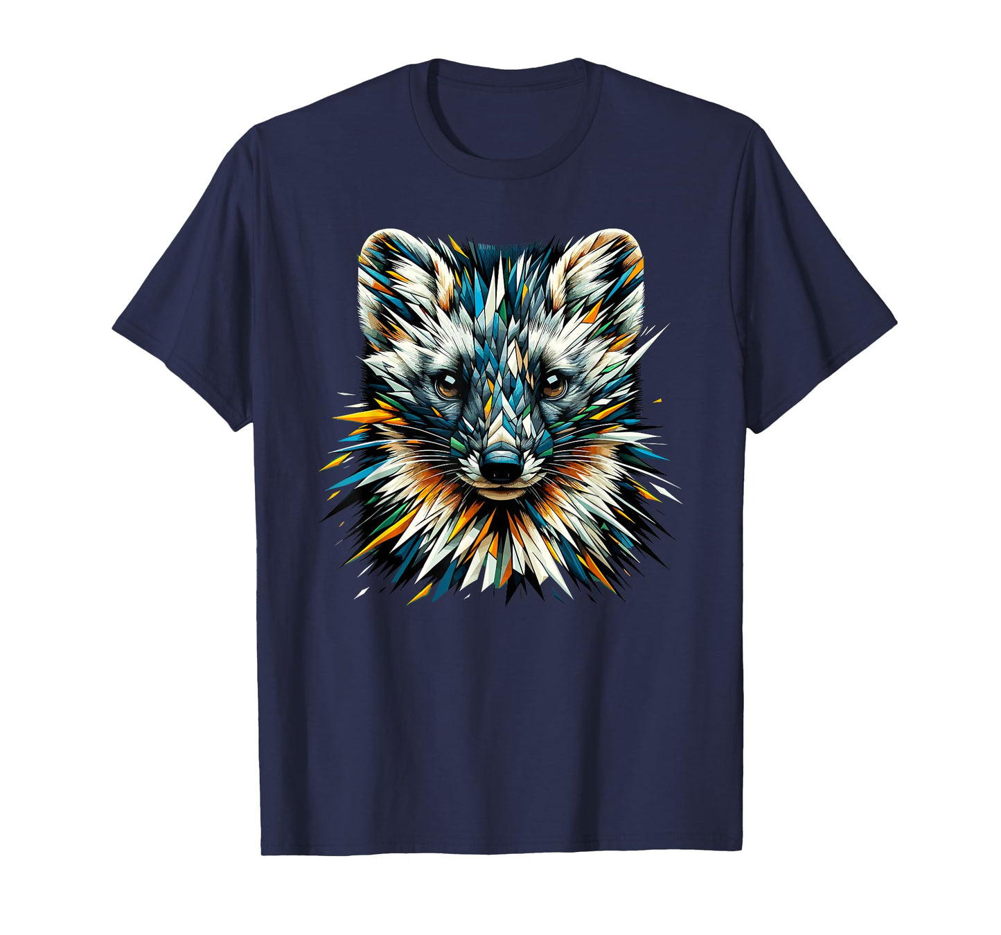 Polygon Art Pine Marten Pine Martens T-Shirt