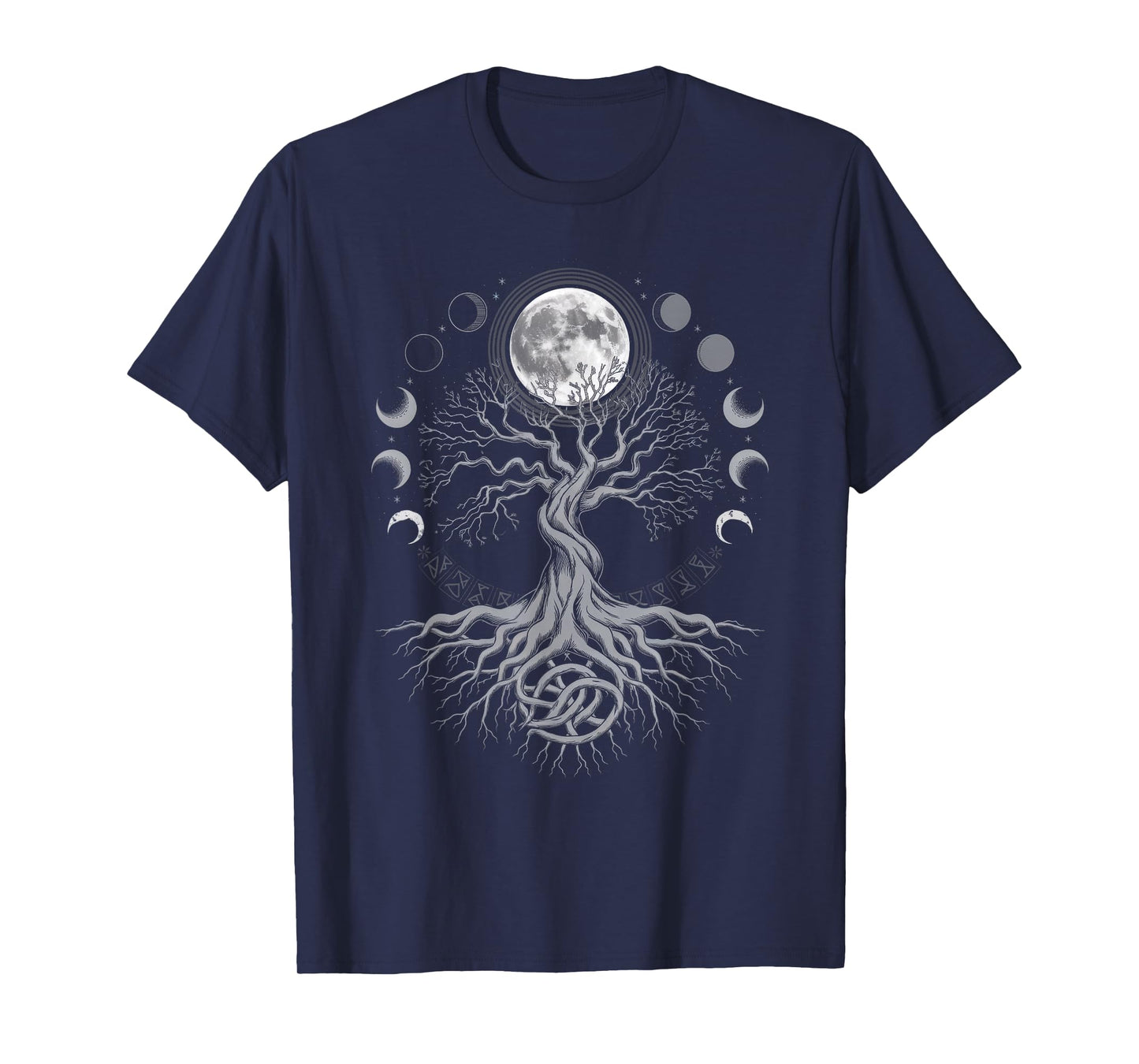 Yggdrasil Norse Tree Life Phases Viking T-Shirt
