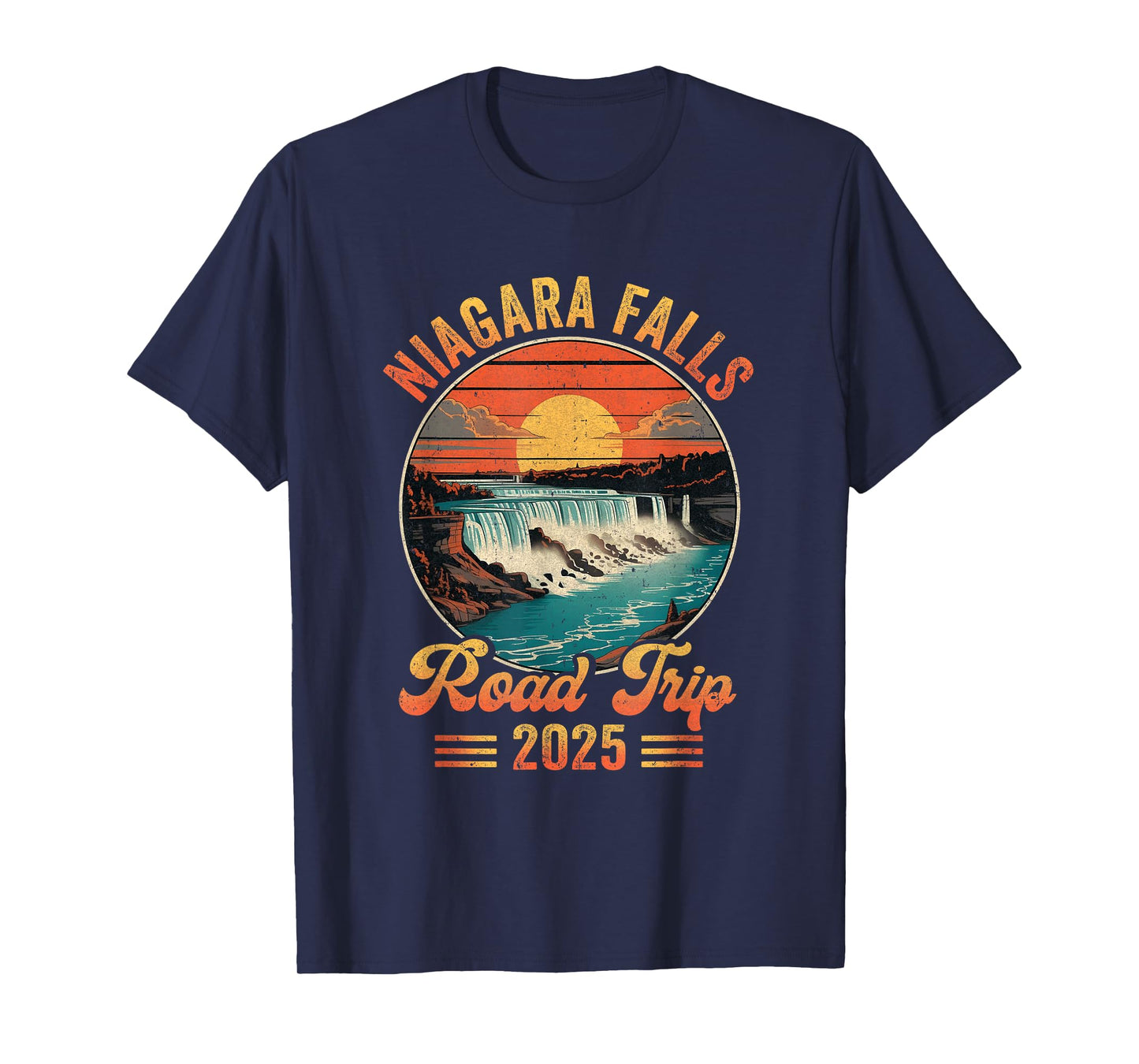Niagara Falls Road Trip 2025 Summer Vacation Family Matching T-Shirt
