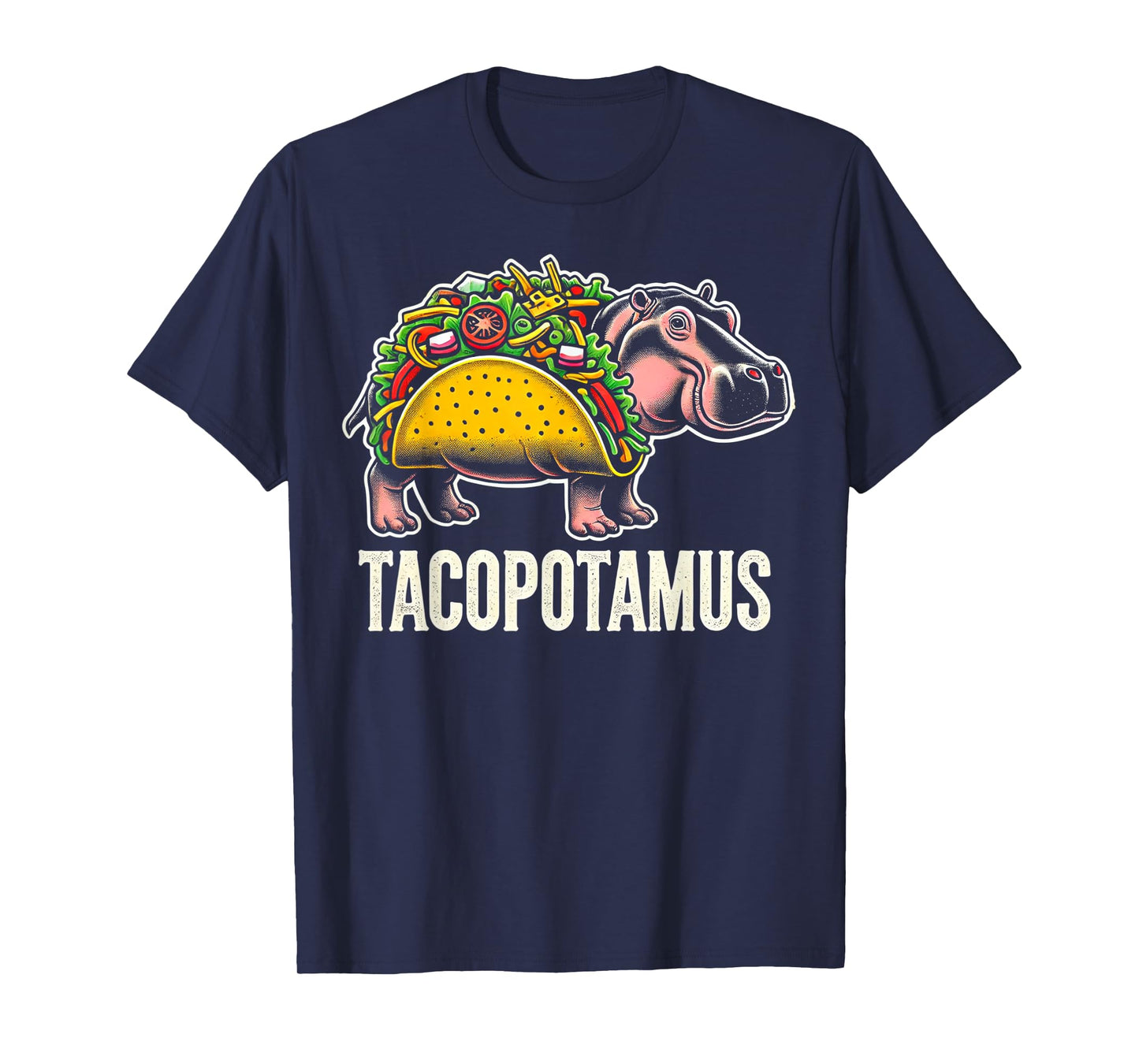 Tacopotamus Taco Hippo Hippopotamus Zoo Animal Funny T-Shirt