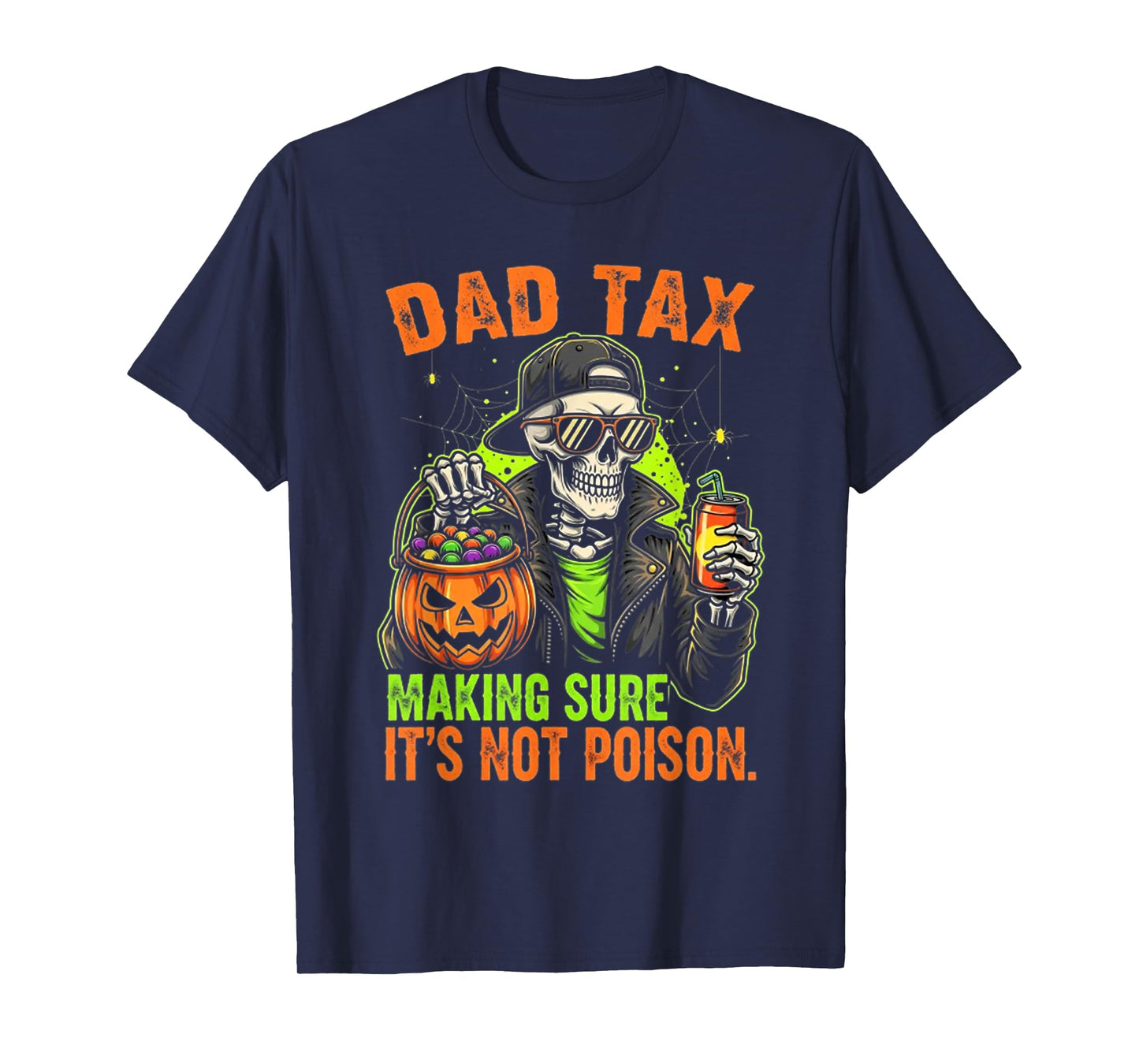Cool Halloween. Design Featuring a Smiling Skeleton d T-Shirt