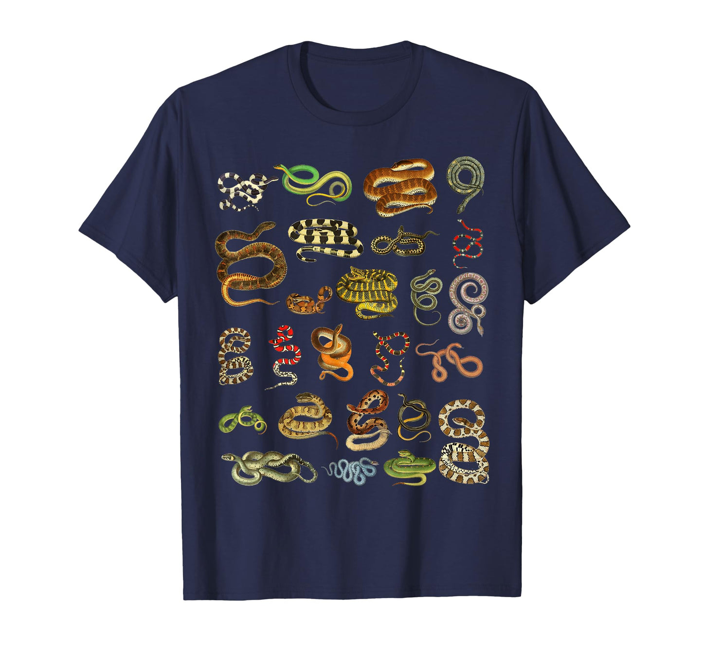 Types Of Snakes Educational Herpetologist Kids Boys Girls T-Shirt