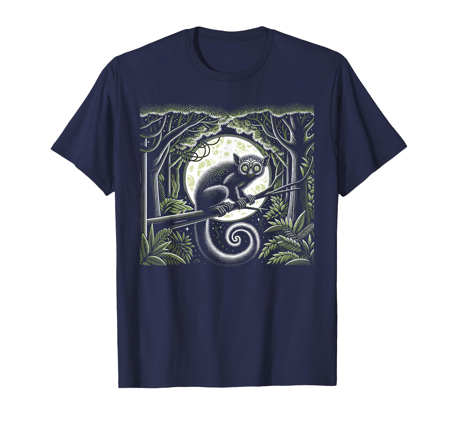 Aye Aye Face Aye-aye Nocturnal Lemur Wildlife Animal T-Shirt