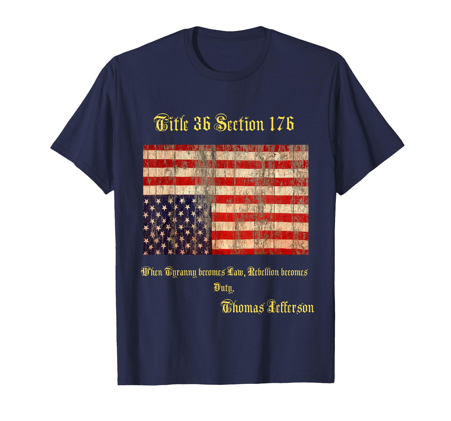 Vintage Upside Down American Flag Distressed Patriot T-Shirt